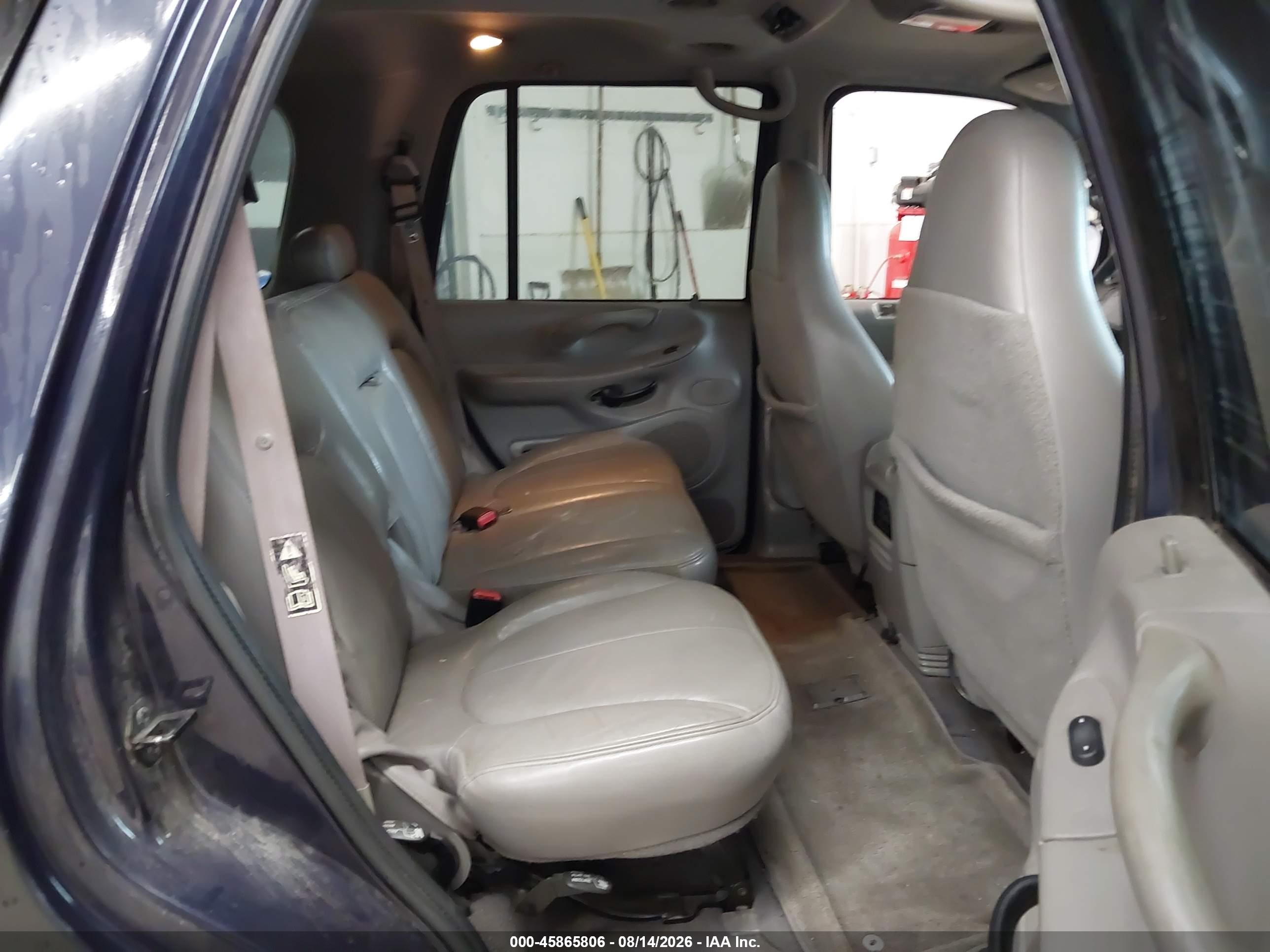 2000 Ford Expedition Xlt Blue vin: 1FMRU1666YLA70184