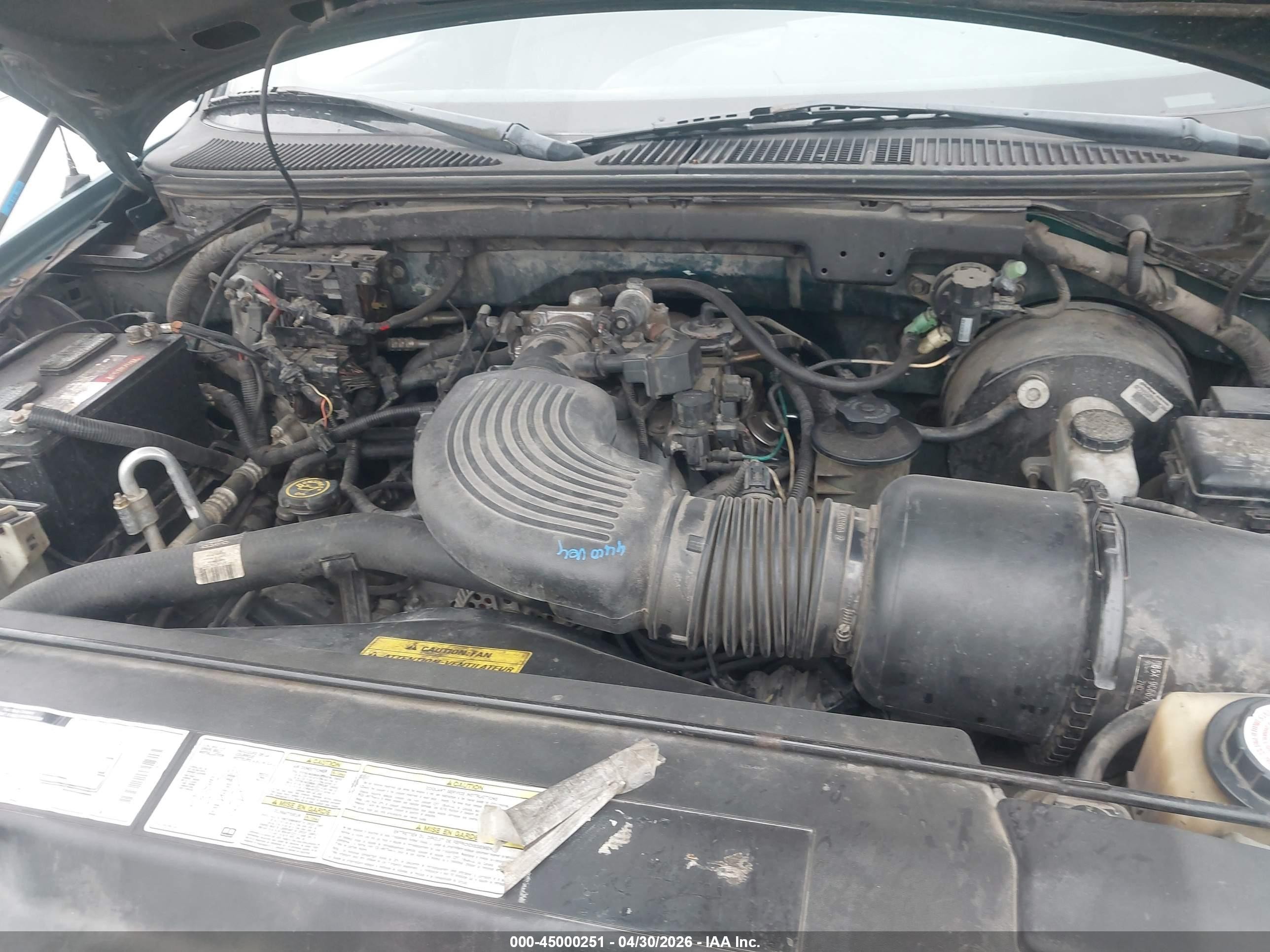 1998 Ford Expedition Eddie Bauer/xlt Green vin: 1FMRU1760WLA17640
