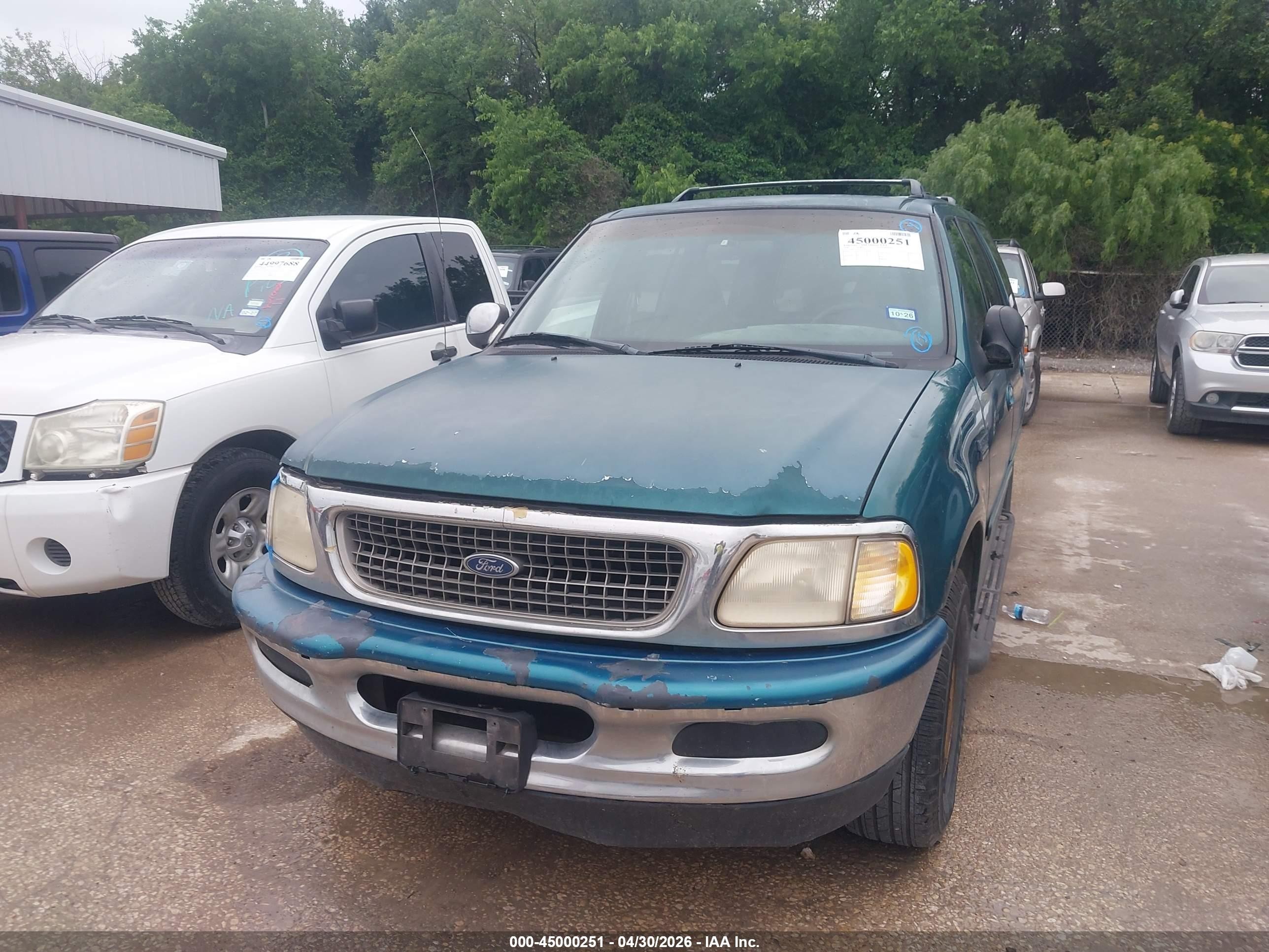 1998 Ford Expedition Eddie Bauer/xlt Green vin: 1FMRU1760WLA17640