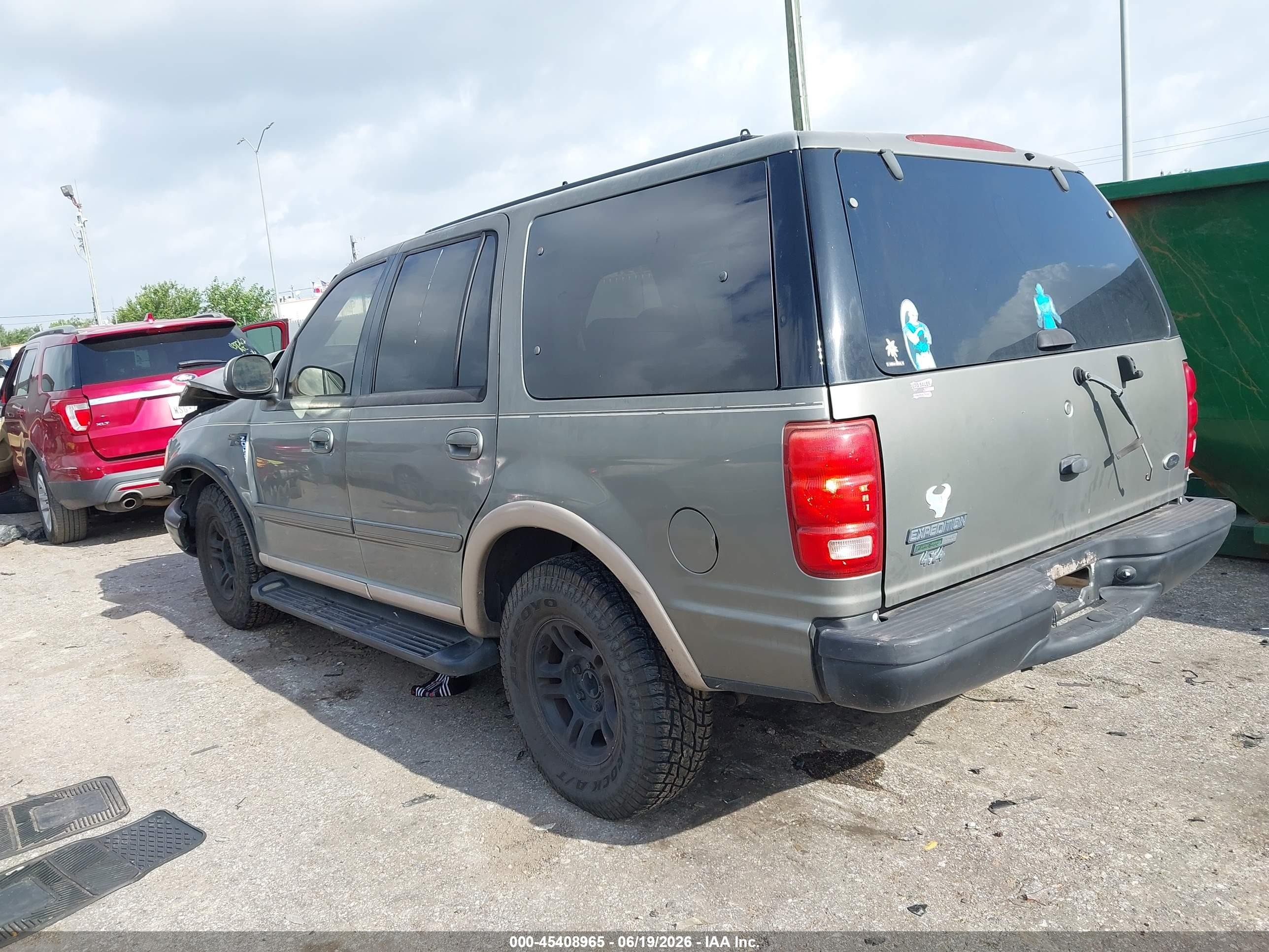 1999 Ford Expedition Eddie Bauer/xlt Gold vin: 1FMRU1760XLB88793