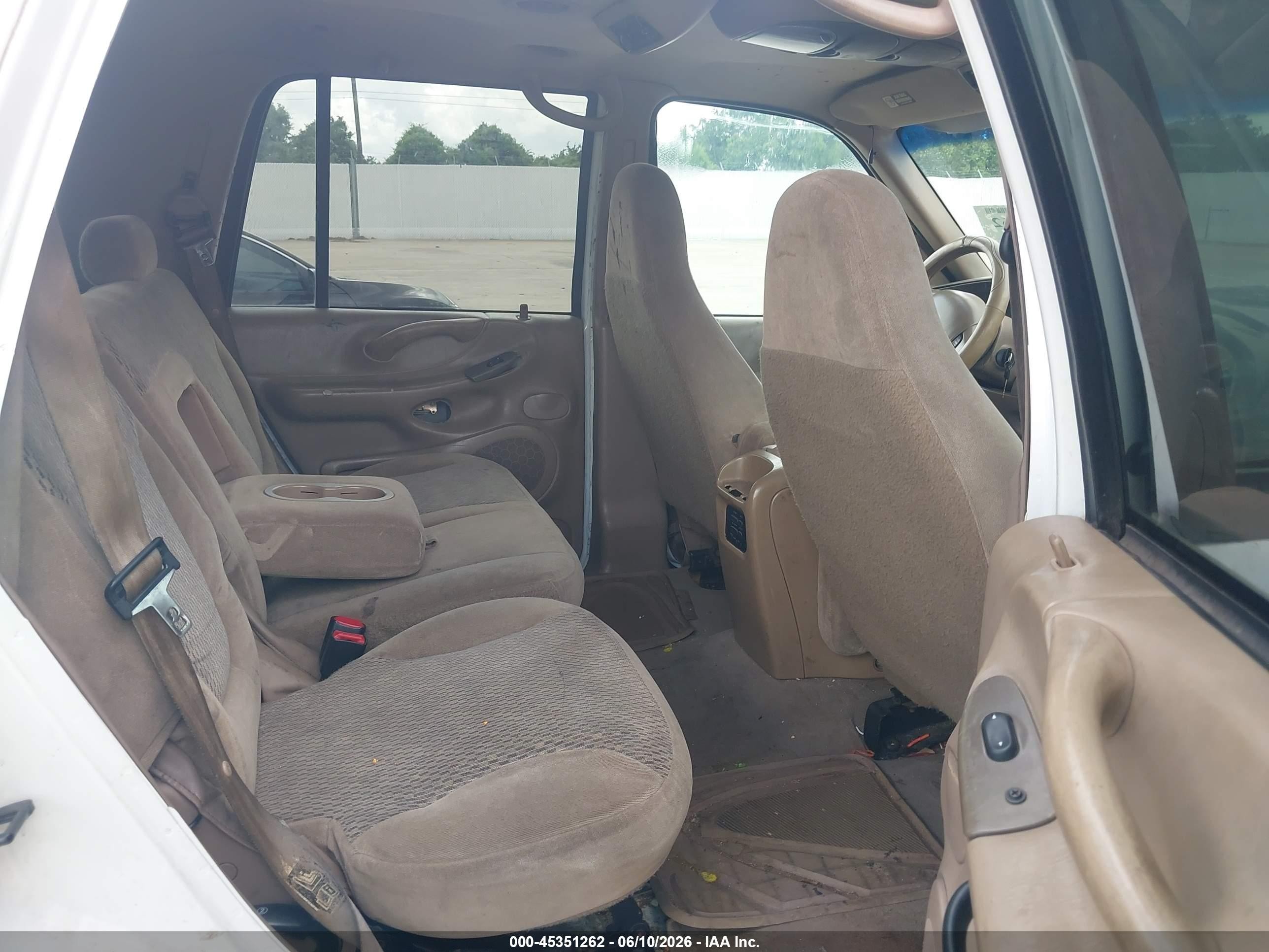 1999 Ford Expedition Eddie Bauer/xlt White vin: 1FMRU1767XLA69008