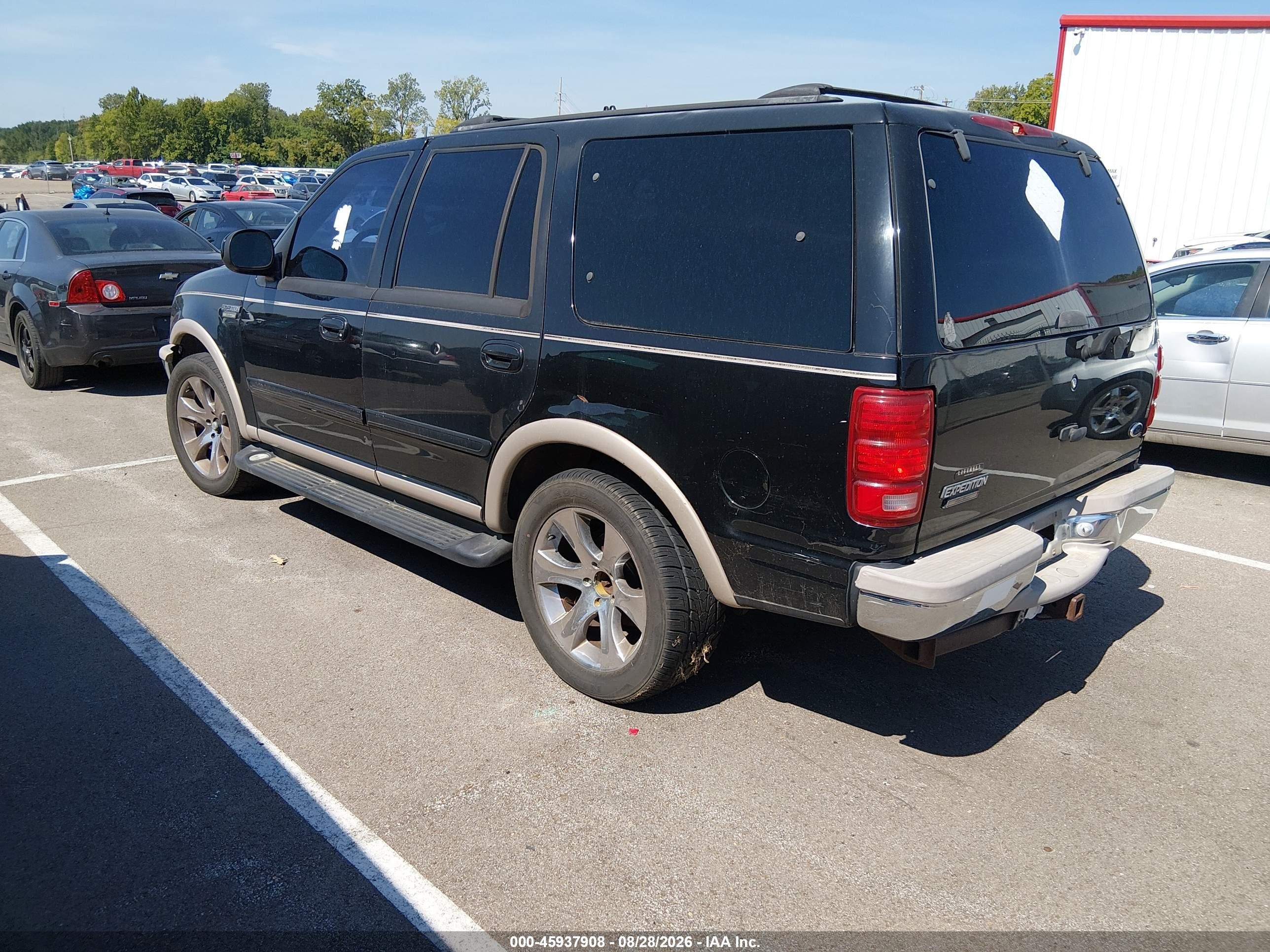 1998 Ford Expedition Eddie Bauer/xlt Black vin: 1FMRU1768WLB78947