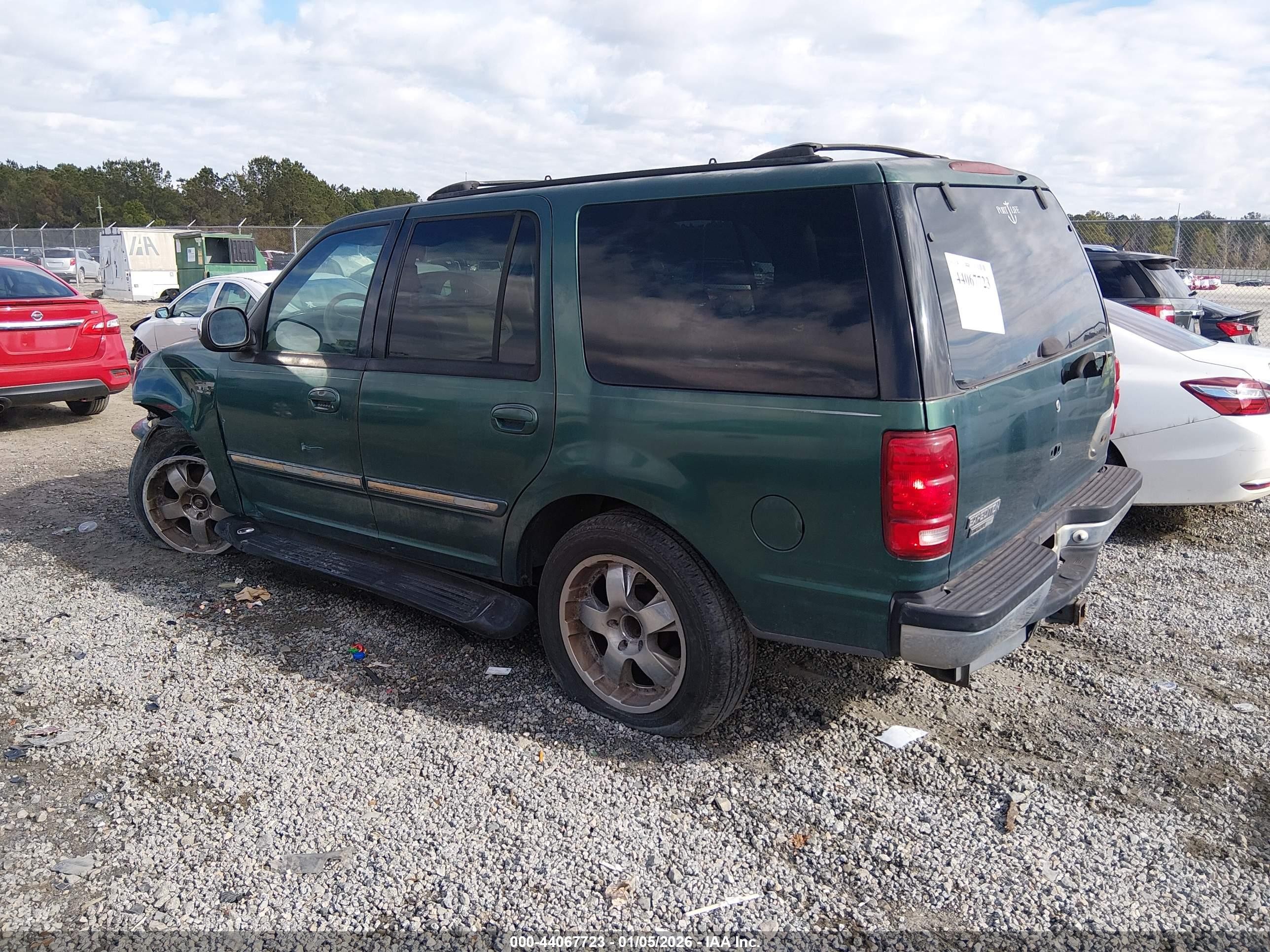 1999 Ford Expedition Eddie Bauer/xlt Green vin: 1FMRU1769XLA04290