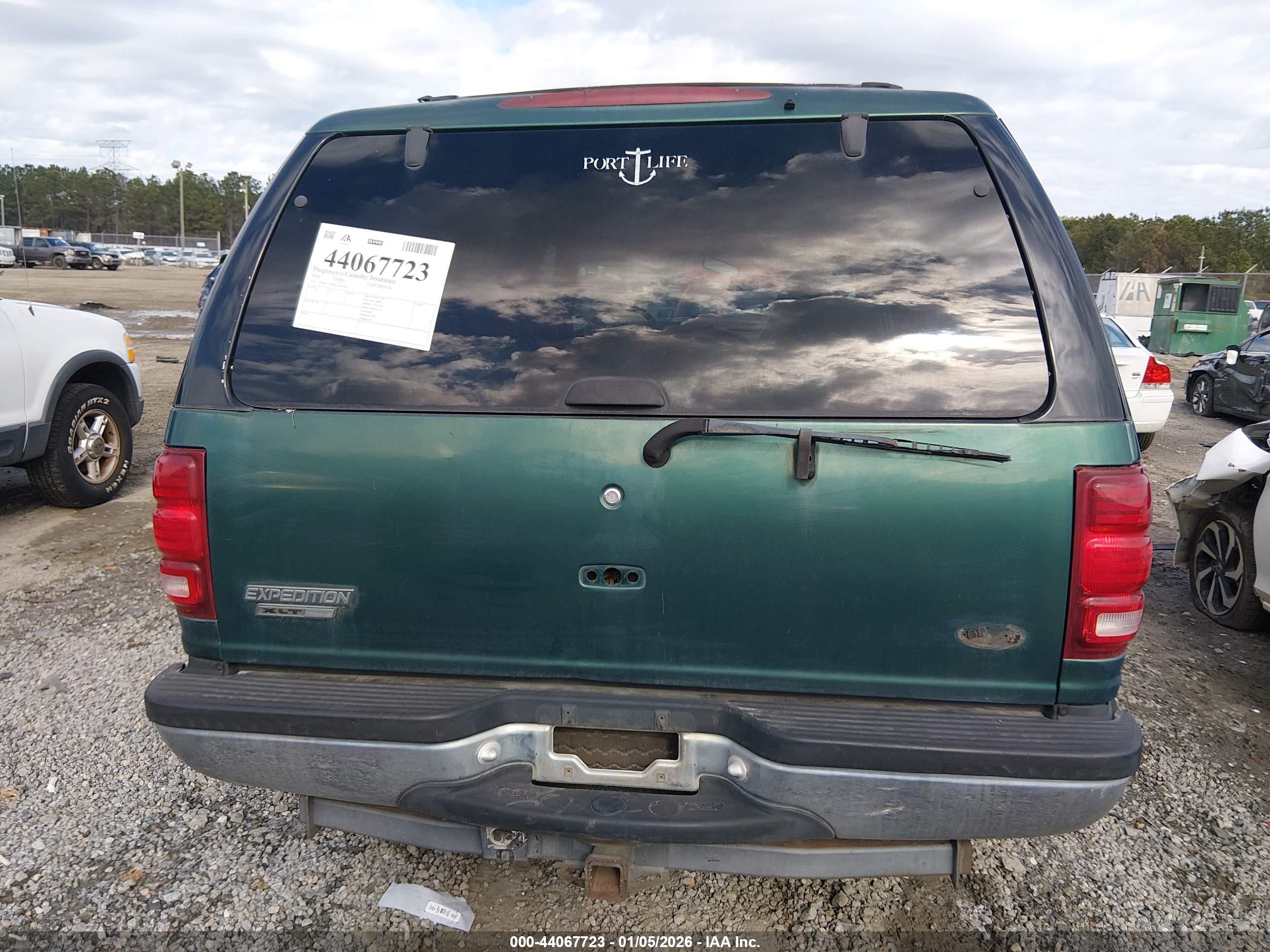 1999 Ford Expedition Eddie Bauer/xlt Green vin: 1FMRU1769XLA04290