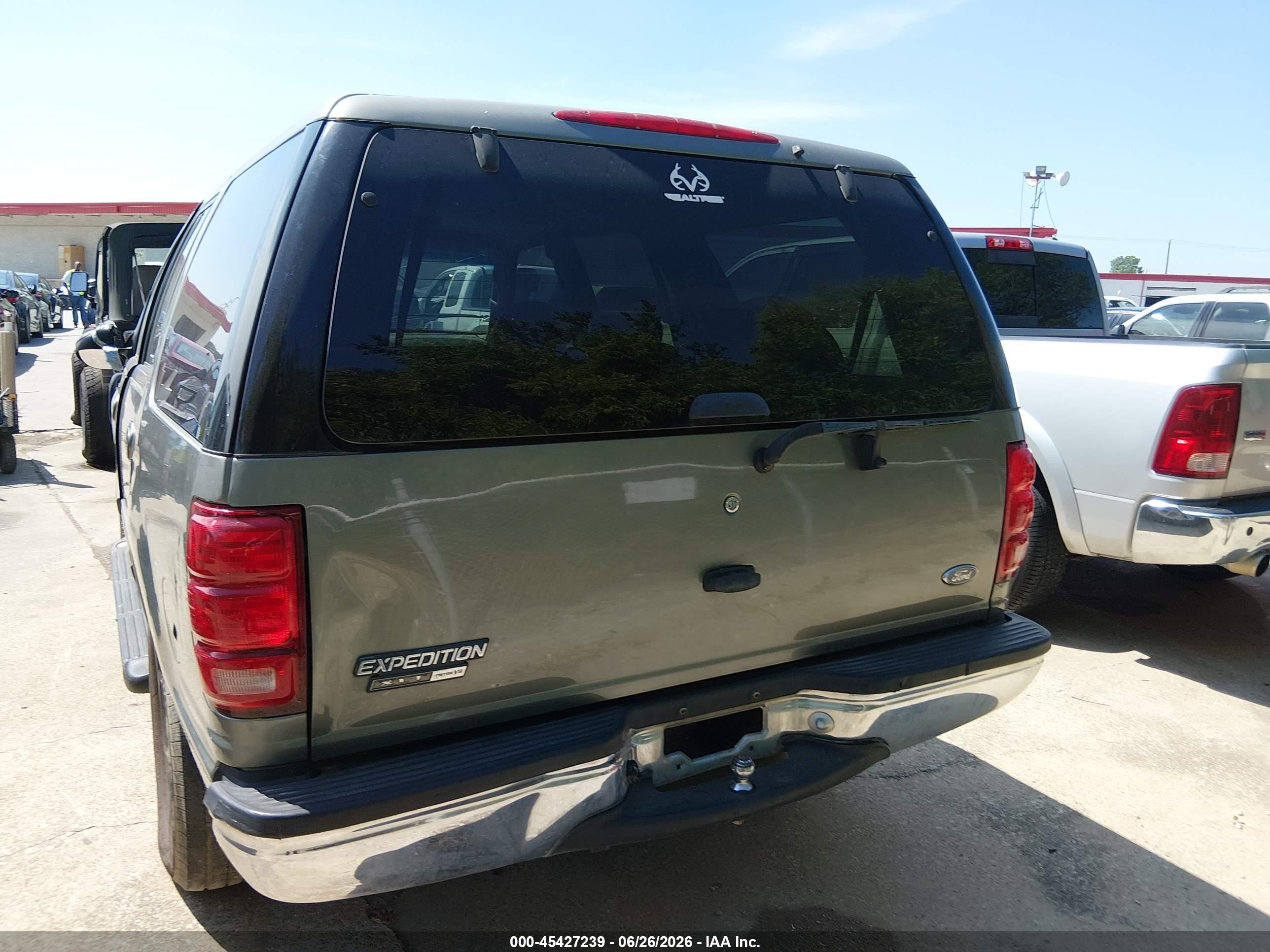 1999 Ford Expedition Eddie Bauer/xlt Green vin: 1FMRU176XXLC41418