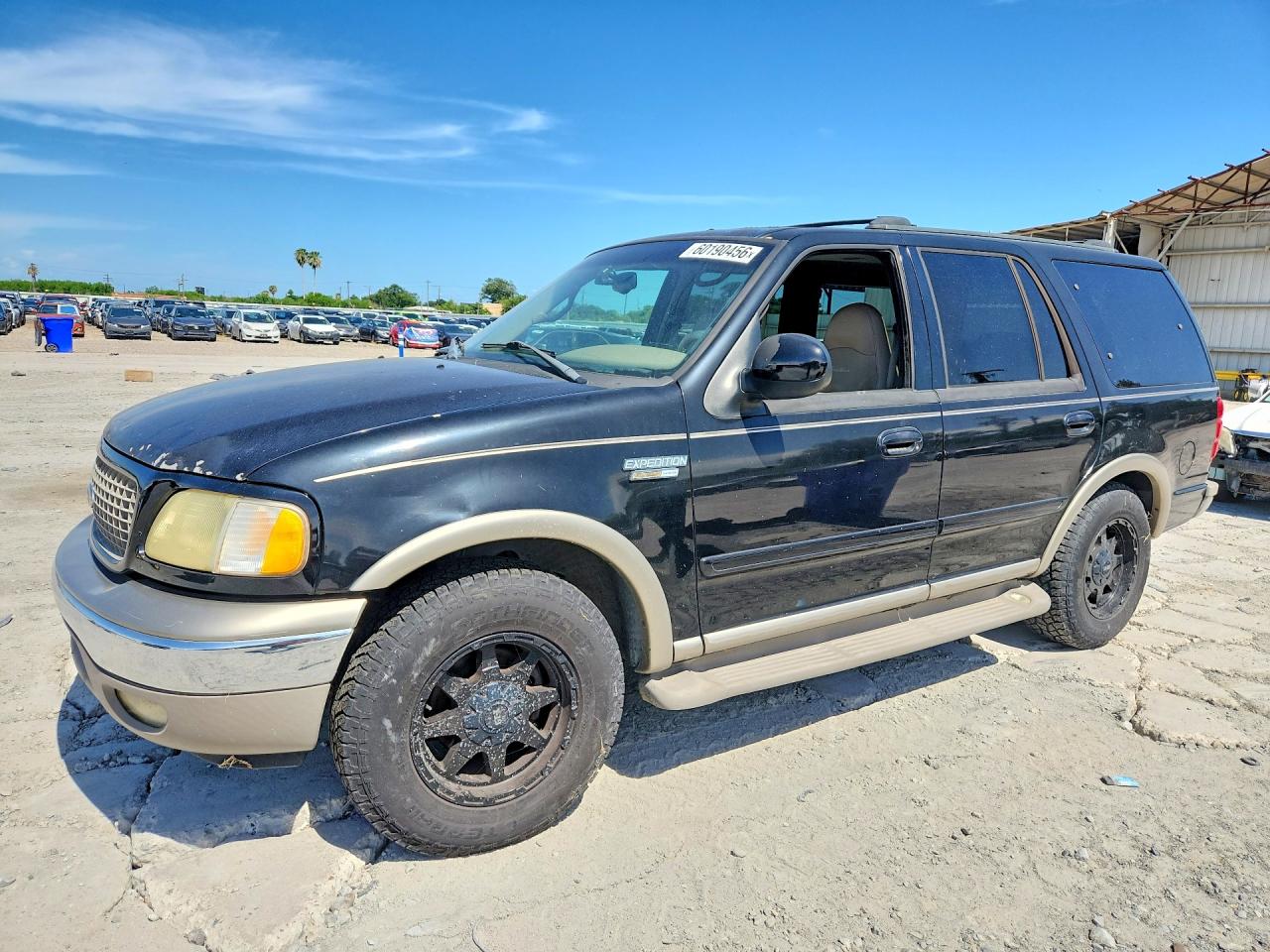 2002 Ford Expedition Eddie Bauer Black vin: 1FMRU17L02LA26600