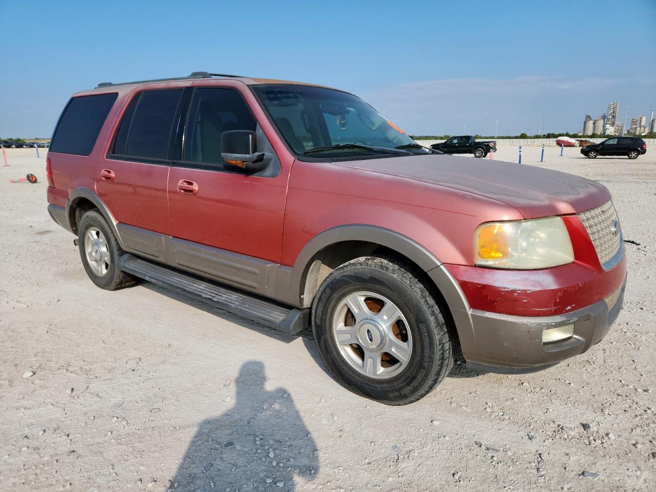 2003 Ford Expedition Eddie Bauer Red vin: 1FMRU17L33LA28942
