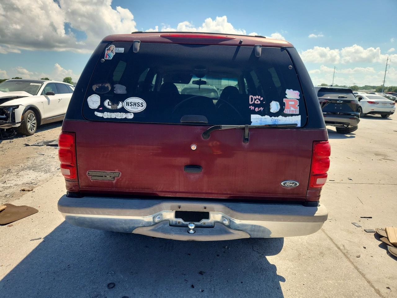 2000 Ford Expedition Eddie Bauer Burgundy vin: 1FMRU17L3YLB58615