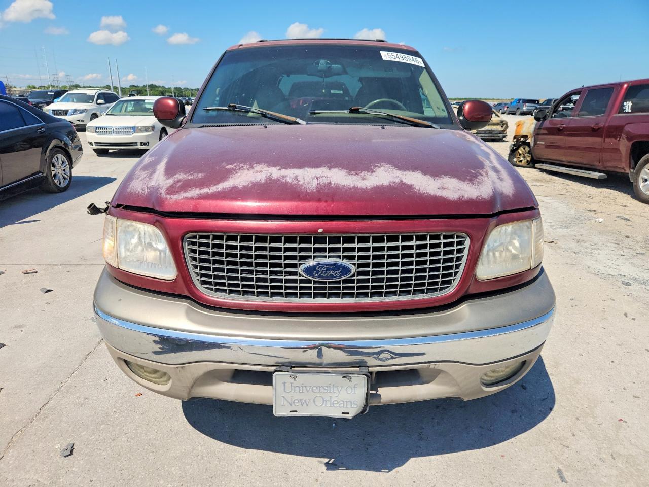 2000 Ford Expedition Eddie Bauer Burgundy vin: 1FMRU17L3YLB58615