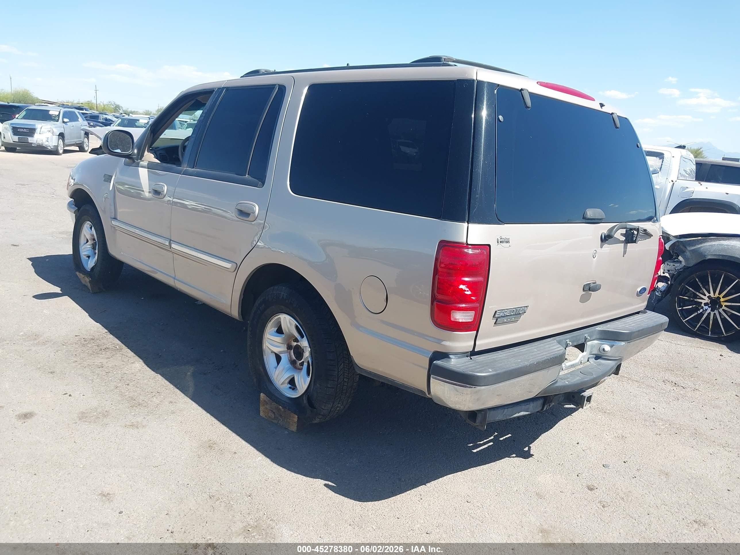 1998 Ford Expedition Eddie Bauer/xlt Tan vin: 1FMRU17L4WLC14252