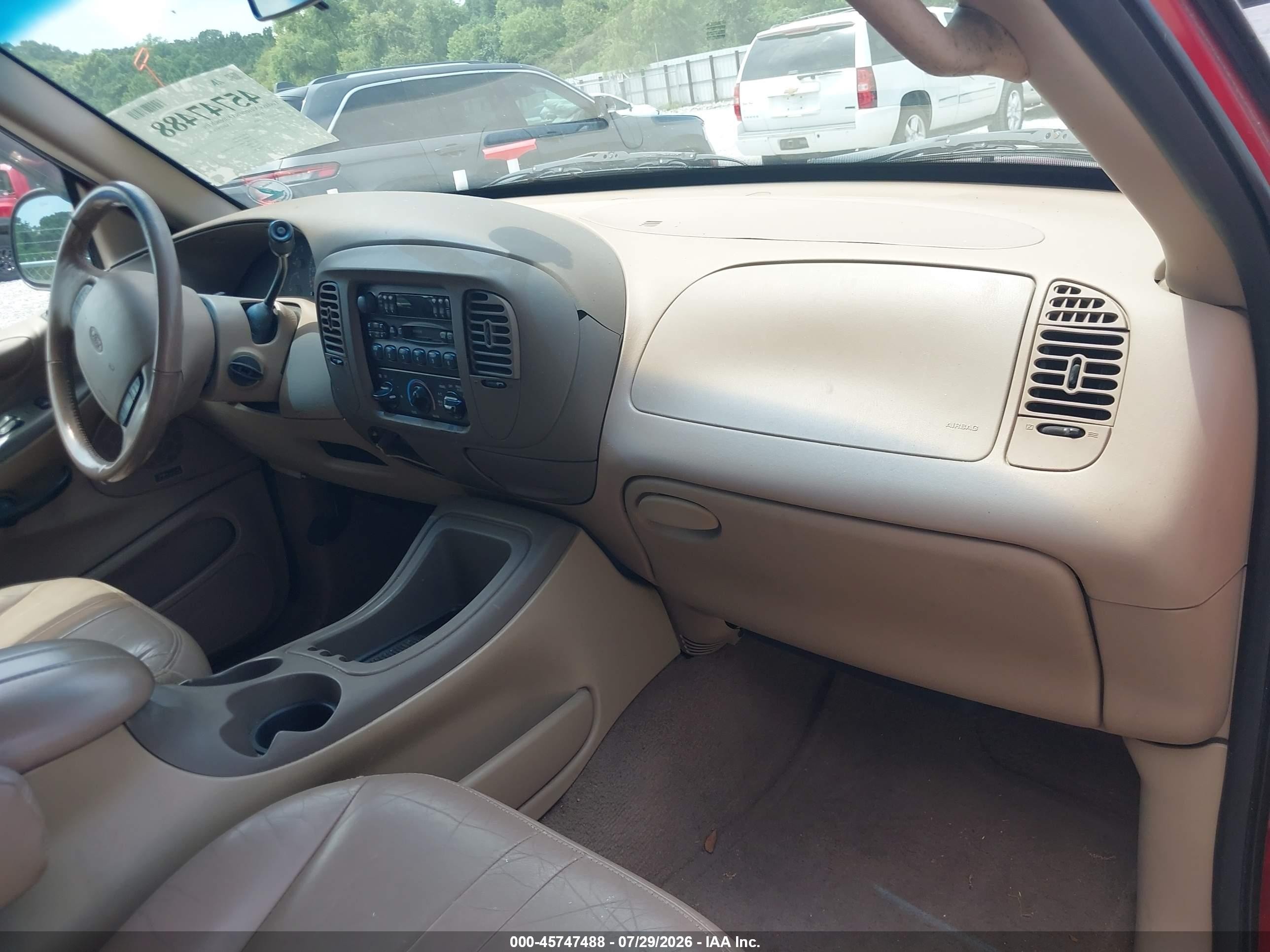 1998 Ford Expedition Eddie Bauer/xlt Red vin: 1FMRU17L4WLC48806
