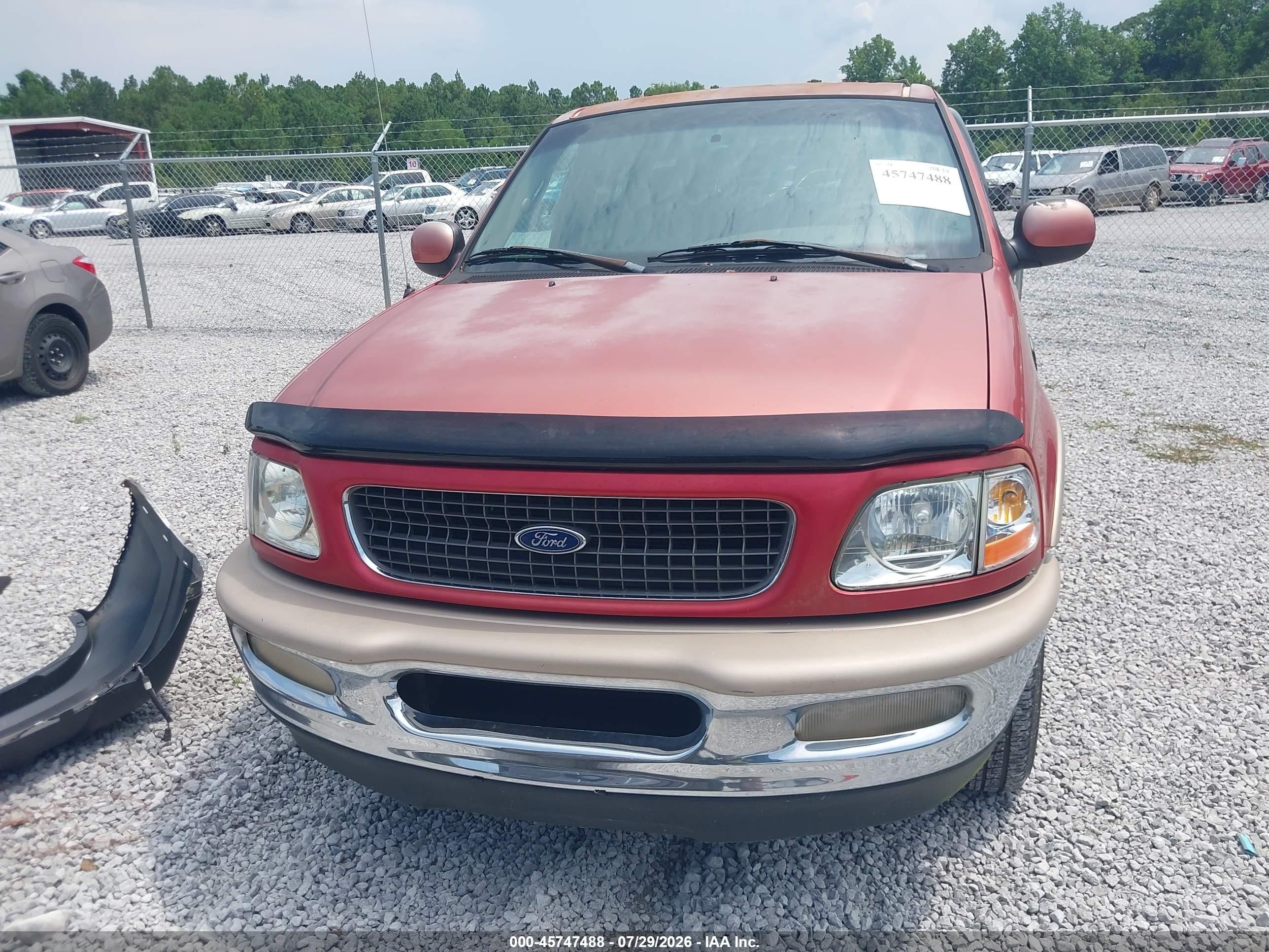 1998 Ford Expedition Eddie Bauer/xlt Red vin: 1FMRU17L4WLC48806