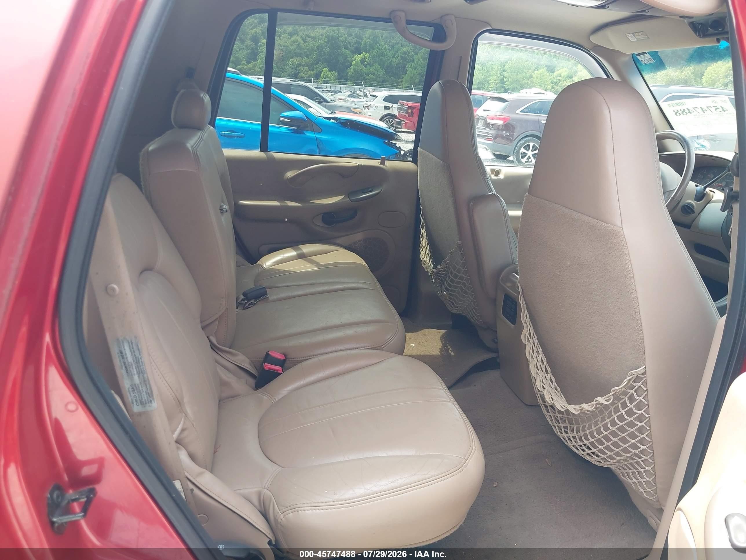1998 Ford Expedition Eddie Bauer/xlt Red vin: 1FMRU17L4WLC48806