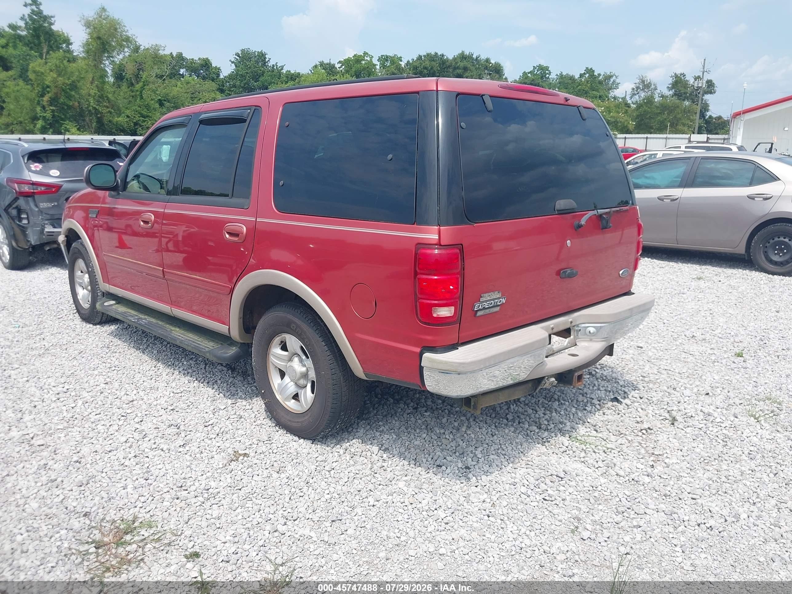 1998 Ford Expedition Eddie Bauer/xlt Red vin: 1FMRU17L4WLC48806