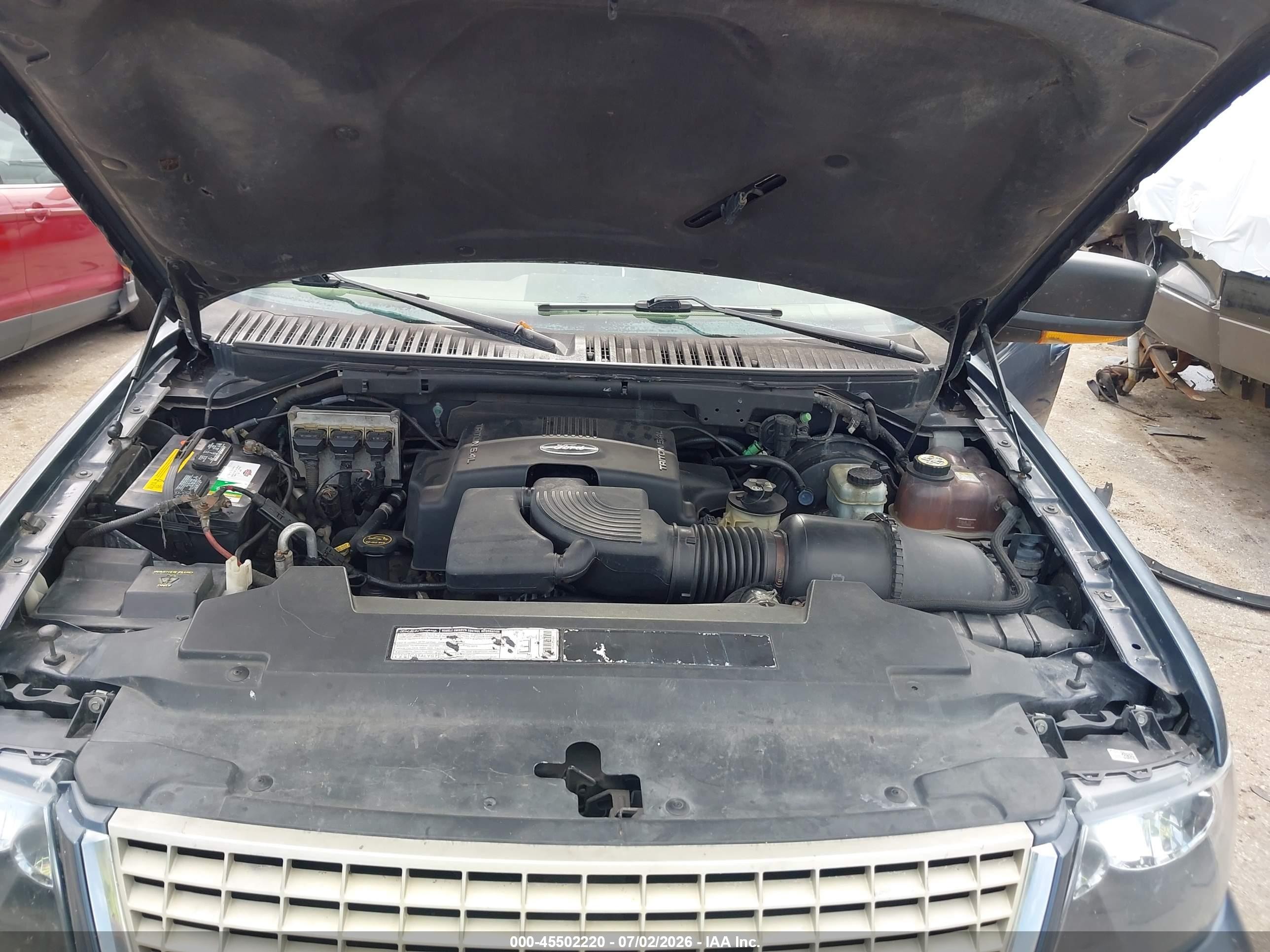 2003 Ford Expedition Eddie Bauer Blue vin: 1FMRU17L63LA00505