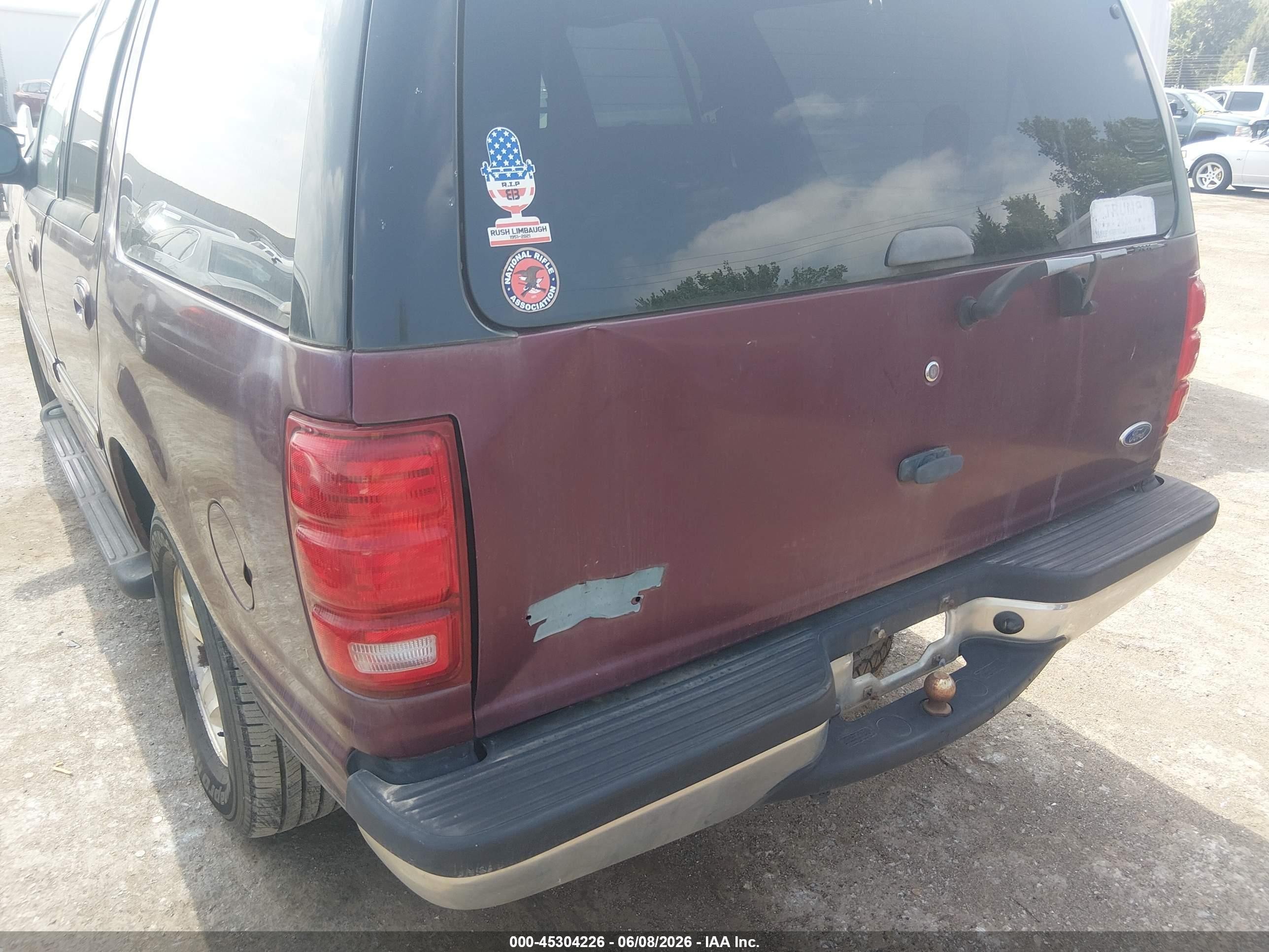 1998 Ford Expedition Eddie Bauer/xlt Красный vin: 1FMRU17L6WLA86659