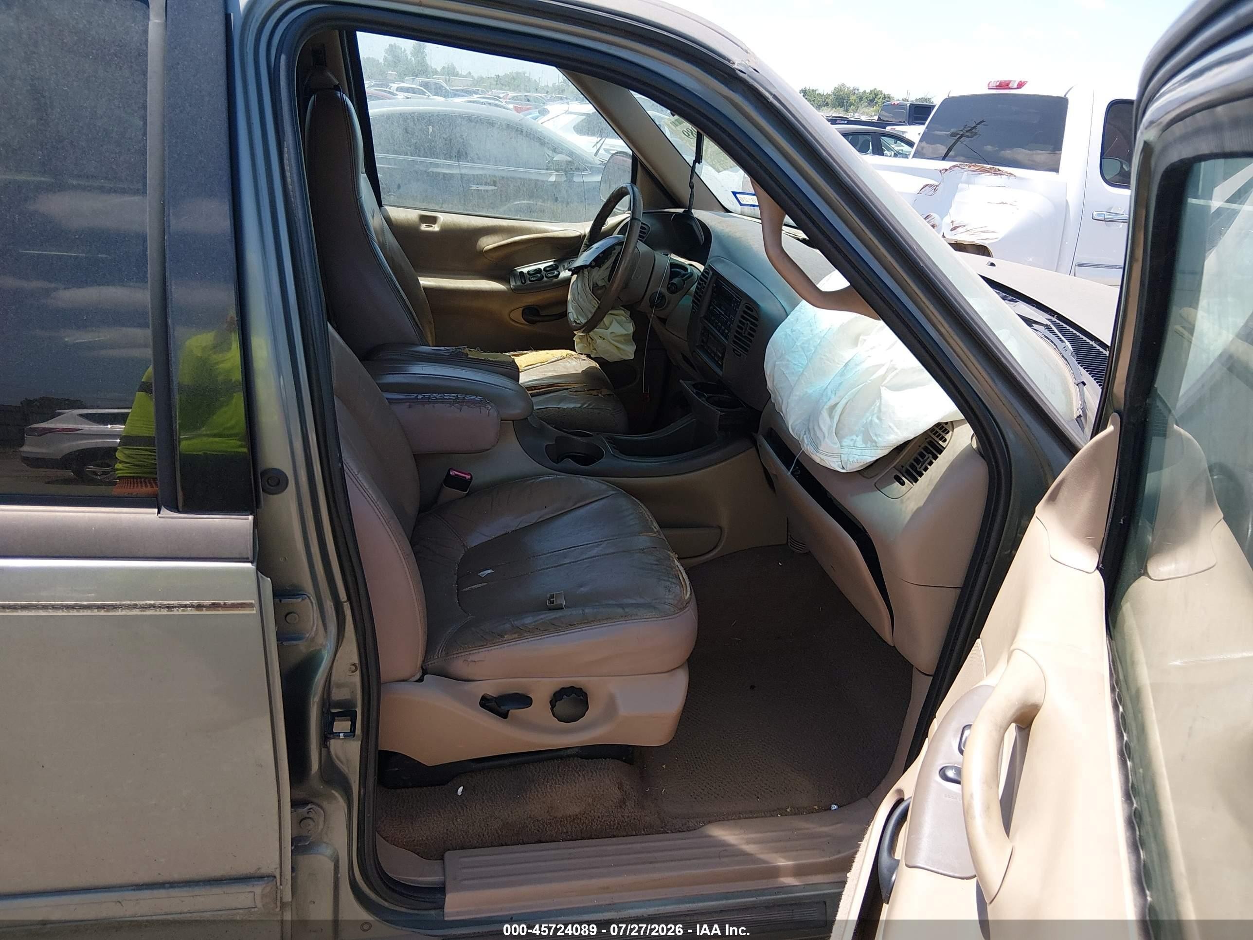 1999 Ford Expedition Eddie Bauer/xlt Green vin: 1FMRU17L6XLC17154