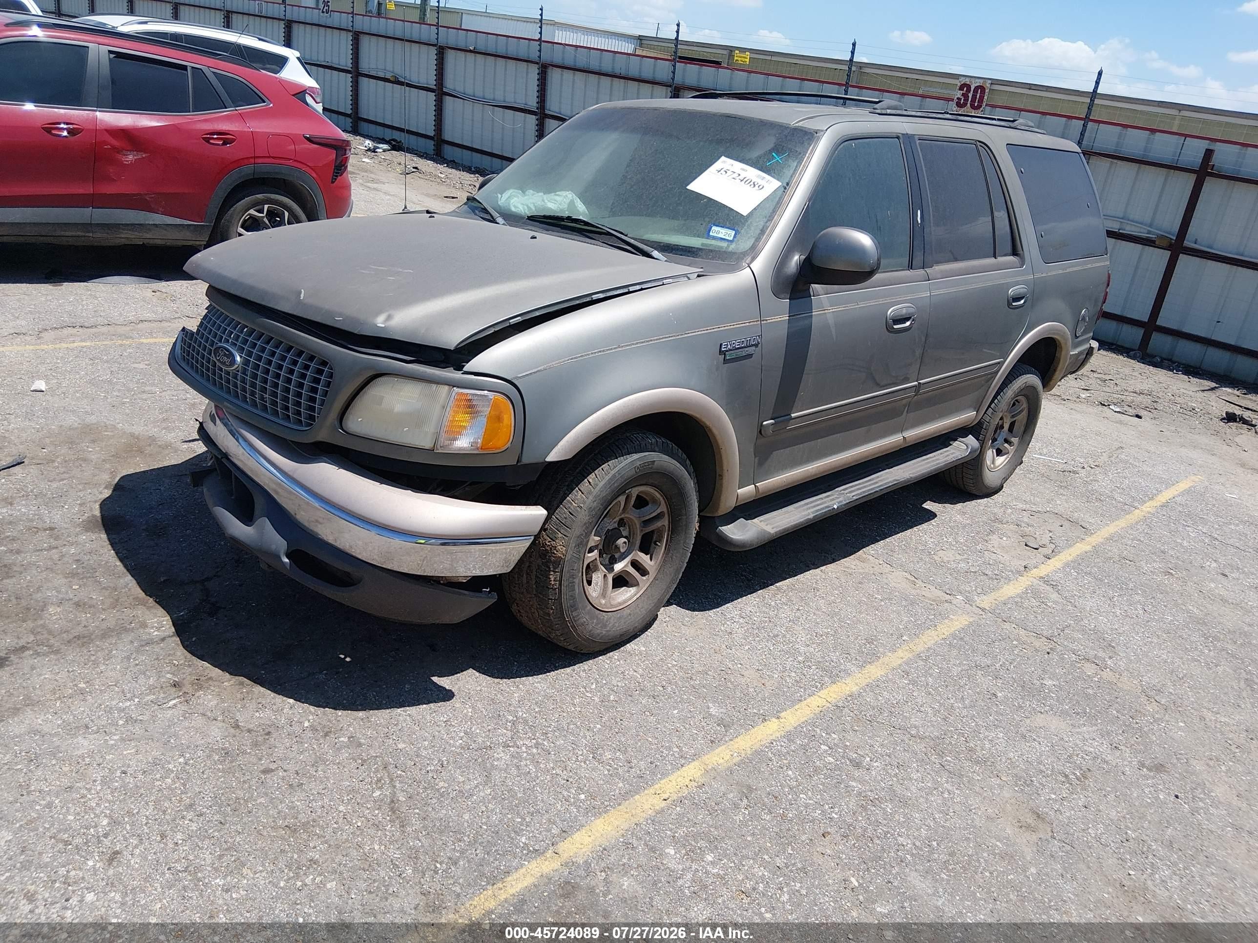 1999 Ford Expedition Eddie Bauer/xlt Green vin: 1FMRU17L6XLC17154