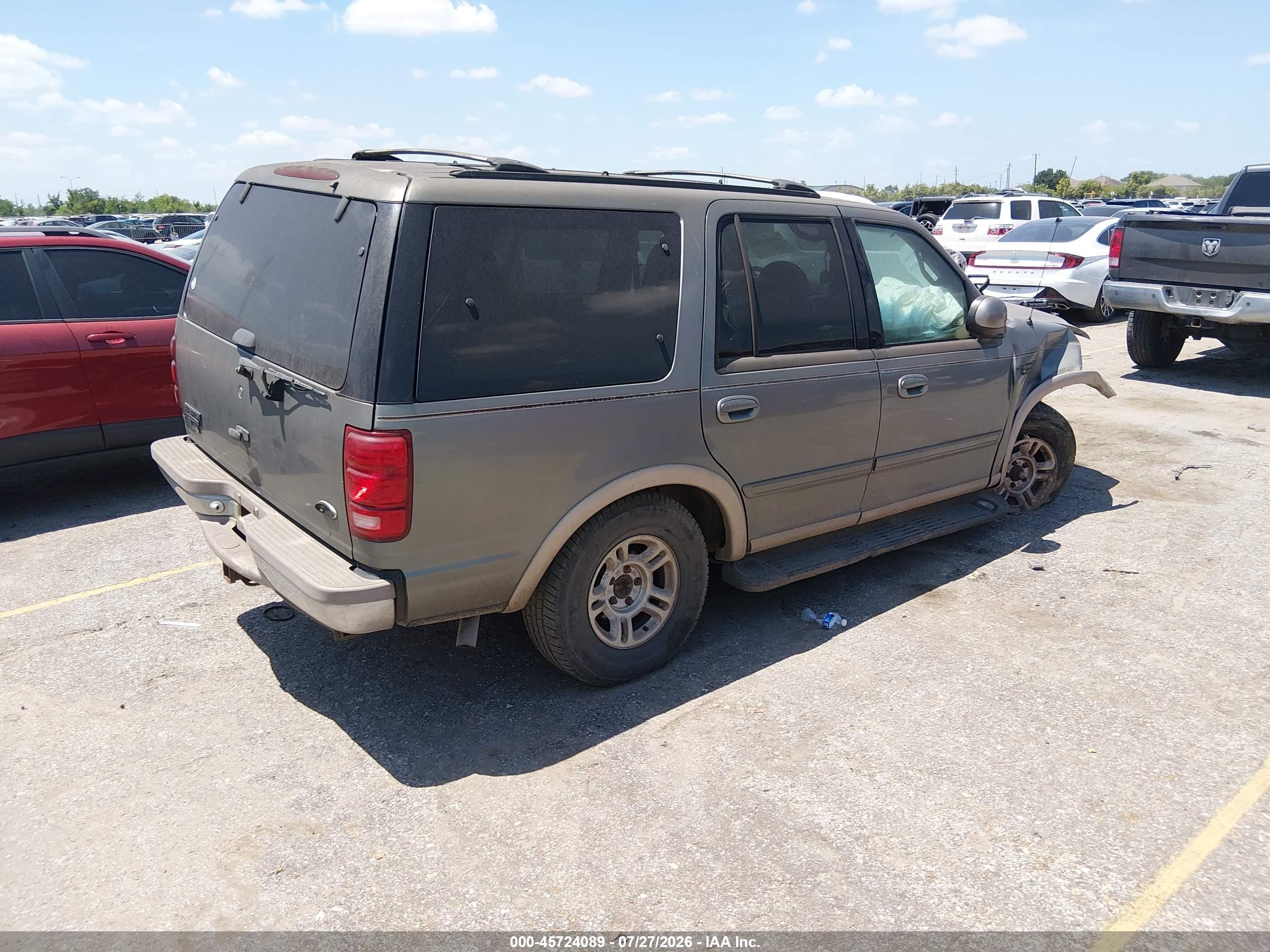1999 Ford Expedition Eddie Bauer/xlt Green vin: 1FMRU17L6XLC17154