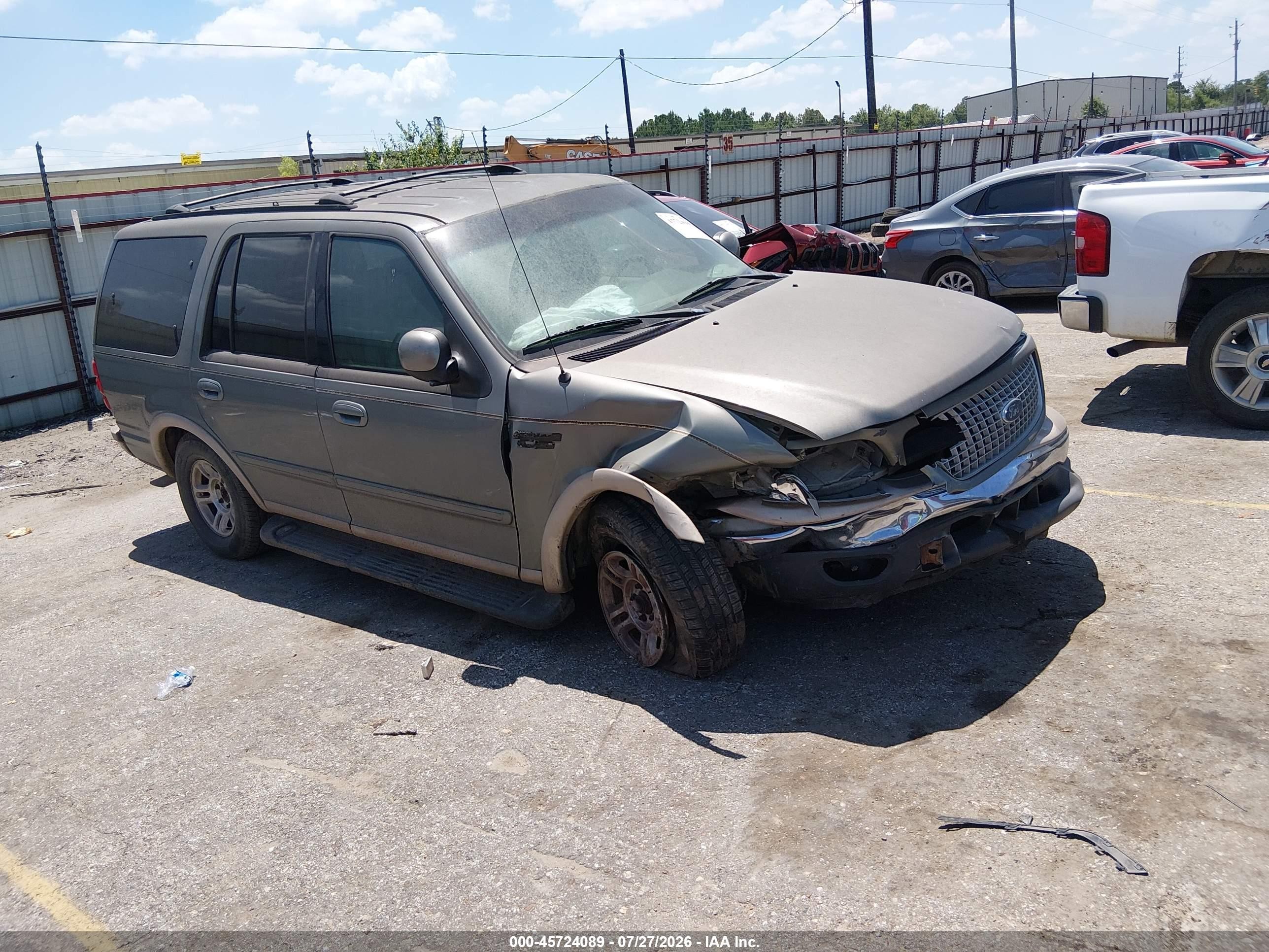 1999 Ford Expedition Eddie Bauer/xlt Green vin: 1FMRU17L6XLC17154