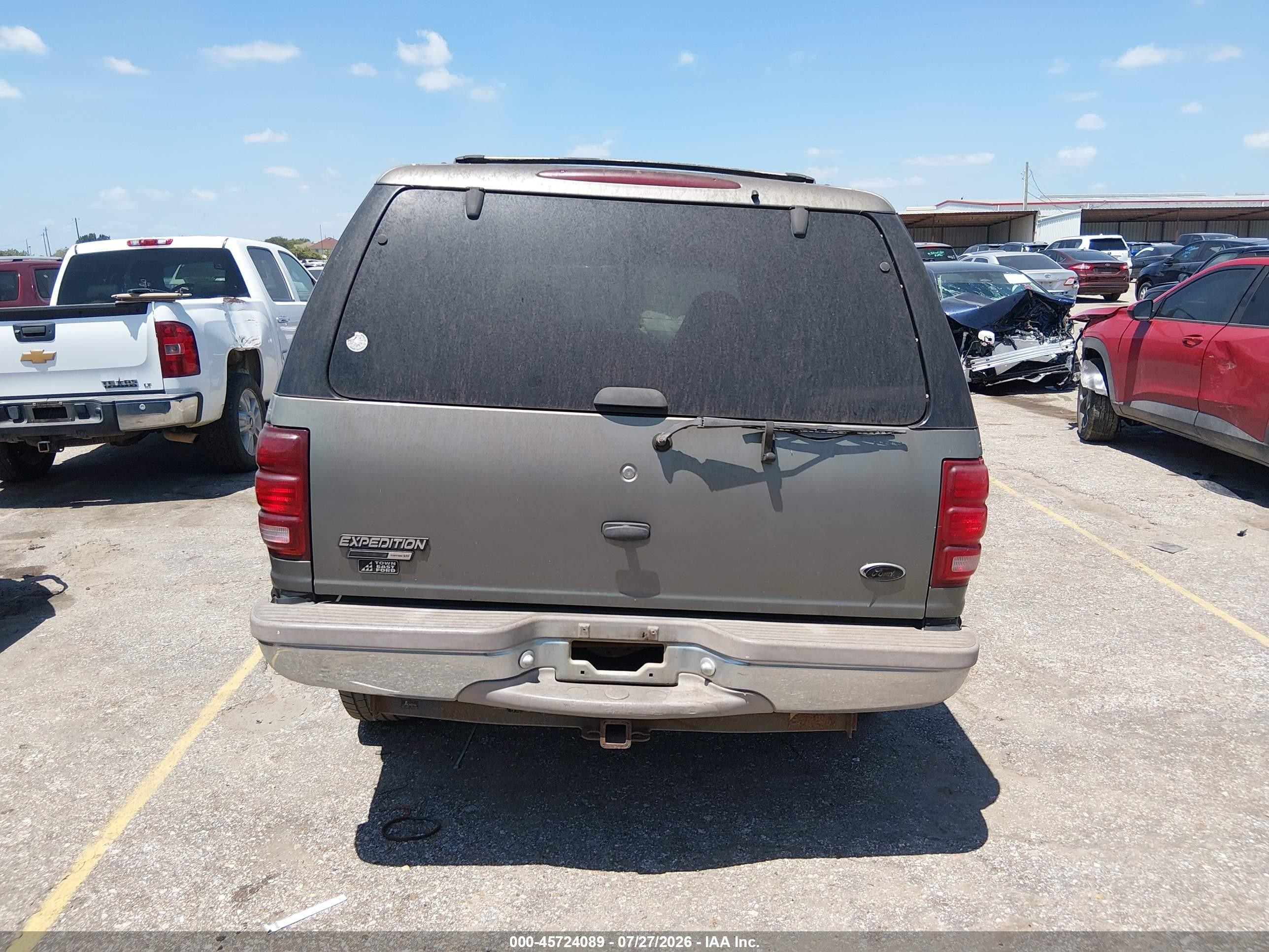 1999 Ford Expedition Eddie Bauer/xlt Green vin: 1FMRU17L6XLC17154