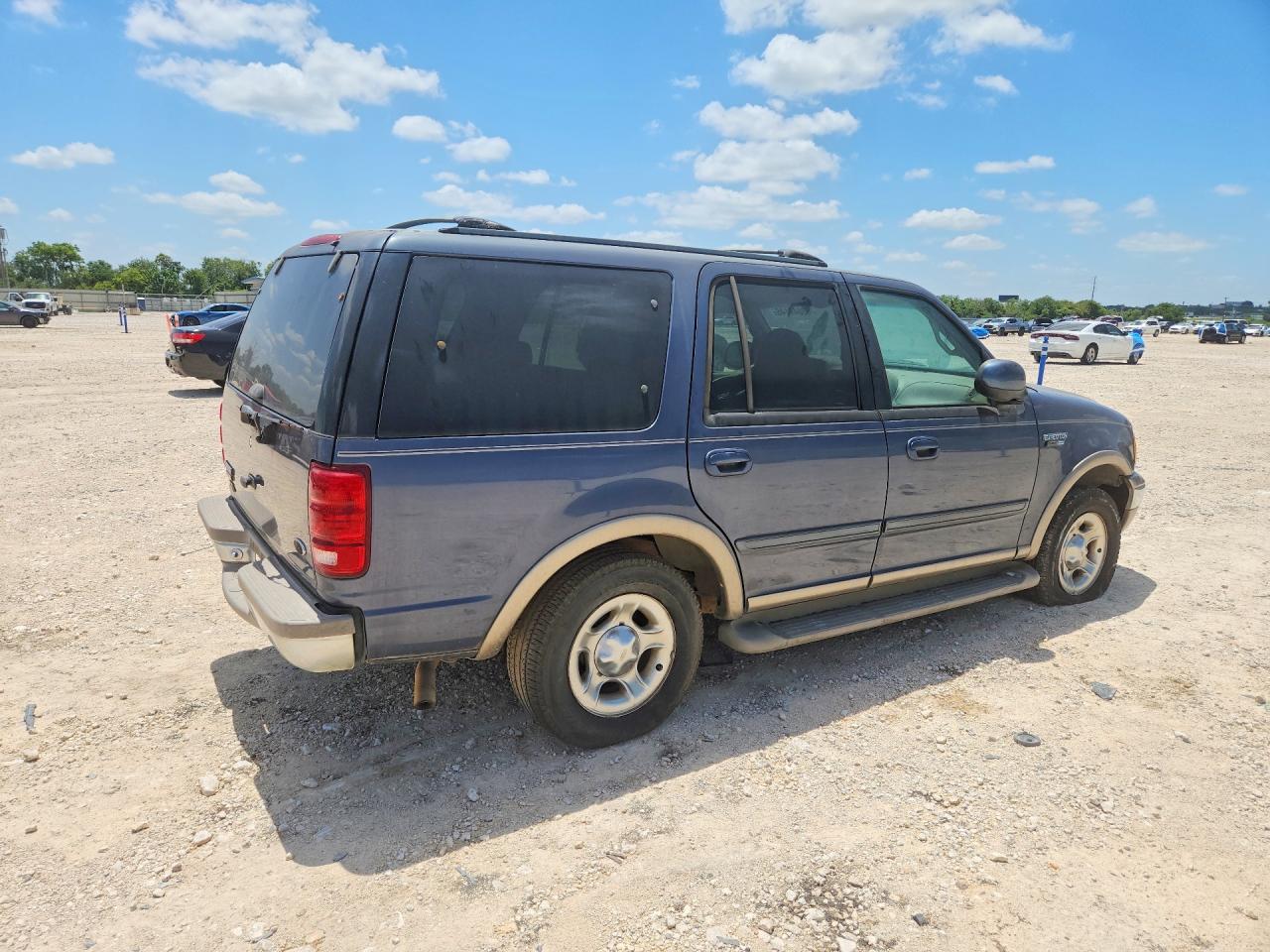 2002 Ford Expedition Eddie Bauer Blue vin: 1FMRU17L72LA65152