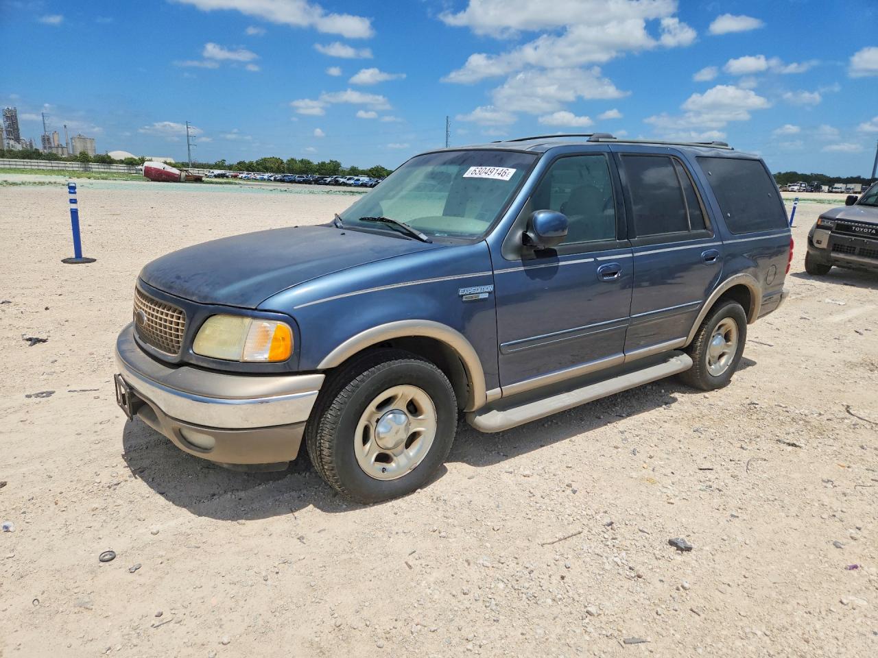 2002 Ford Expedition Eddie Bauer Синий vin: 1FMRU17L72LA65152