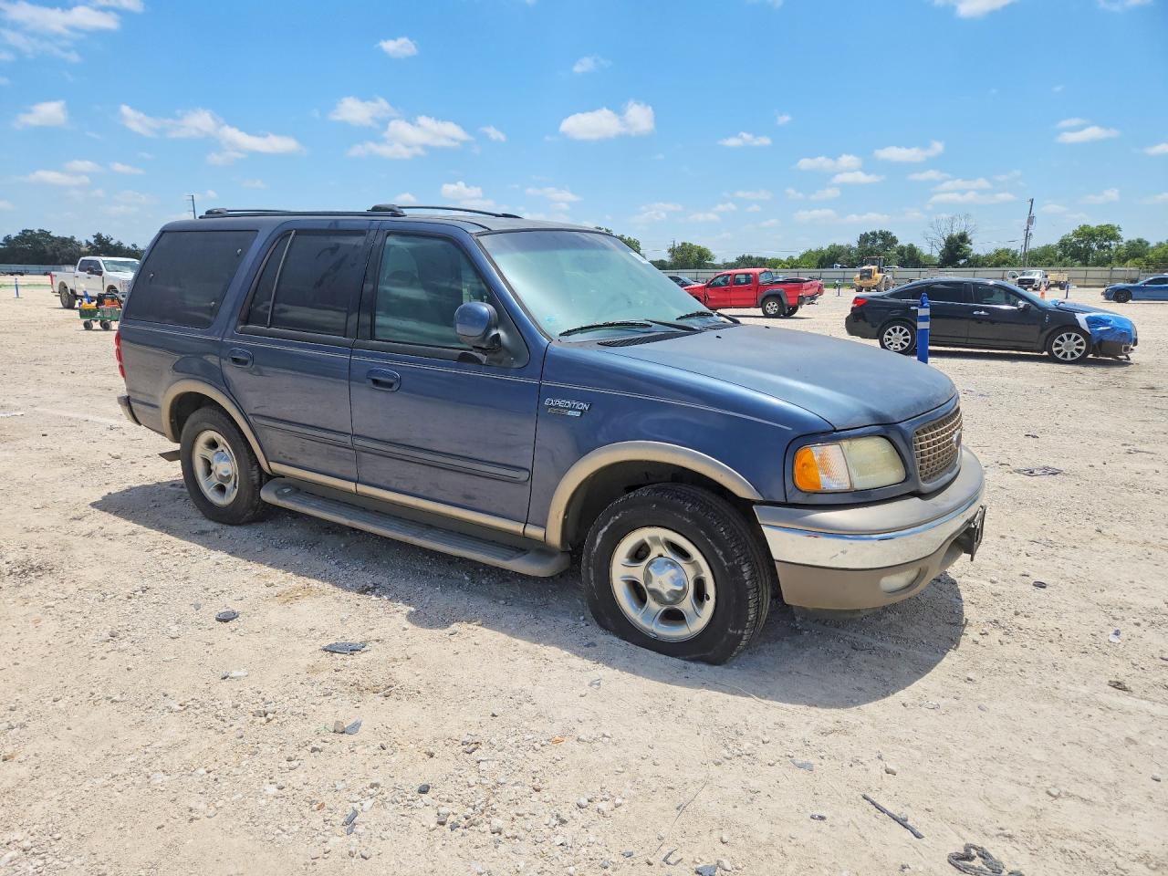 2002 Ford Expedition Eddie Bauer Blue vin: 1FMRU17L72LA65152
