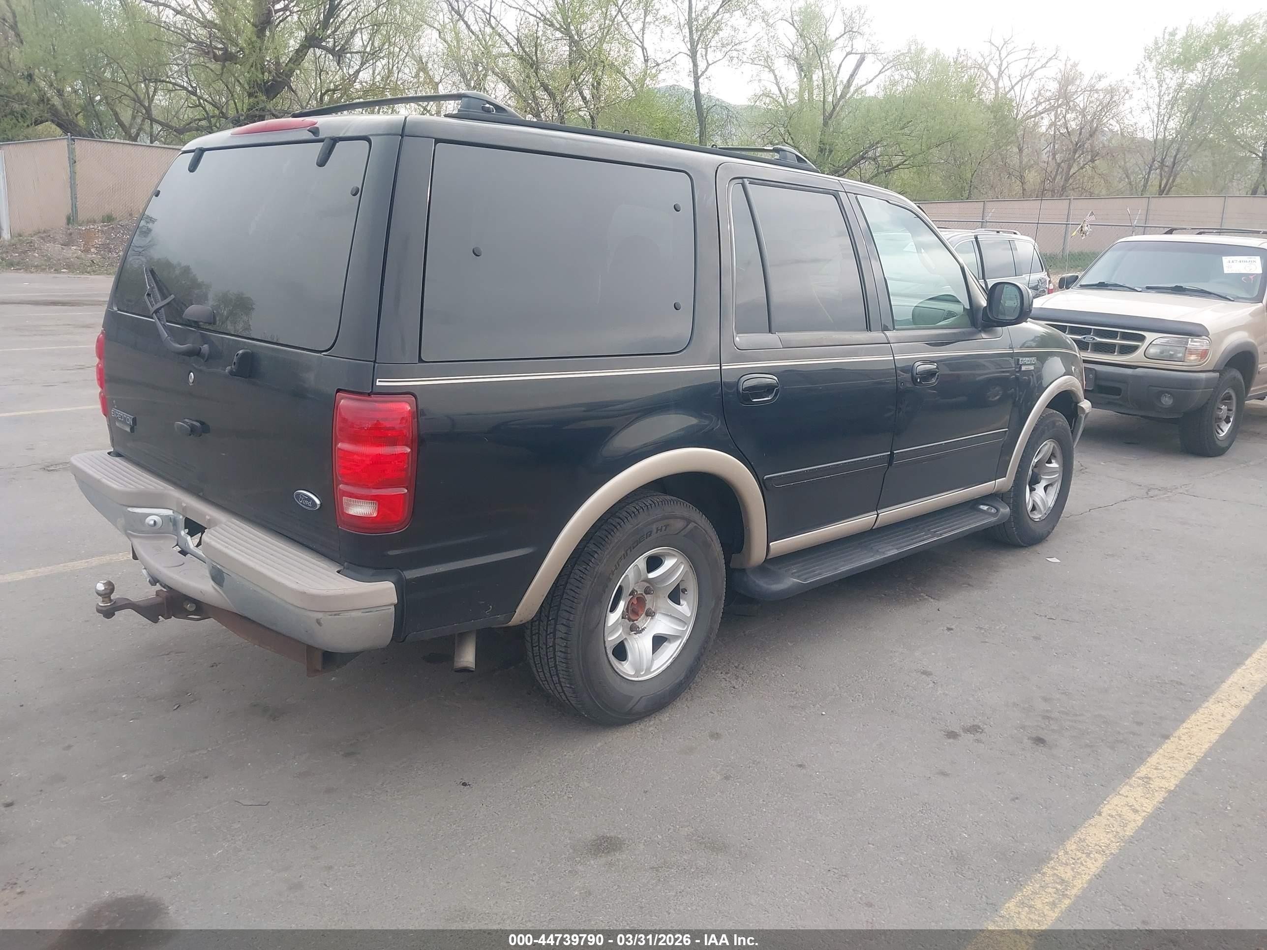 1998 Ford Expedition Eddie Bauer/xlt Blue vin: 1FMRU17L7WLA78294