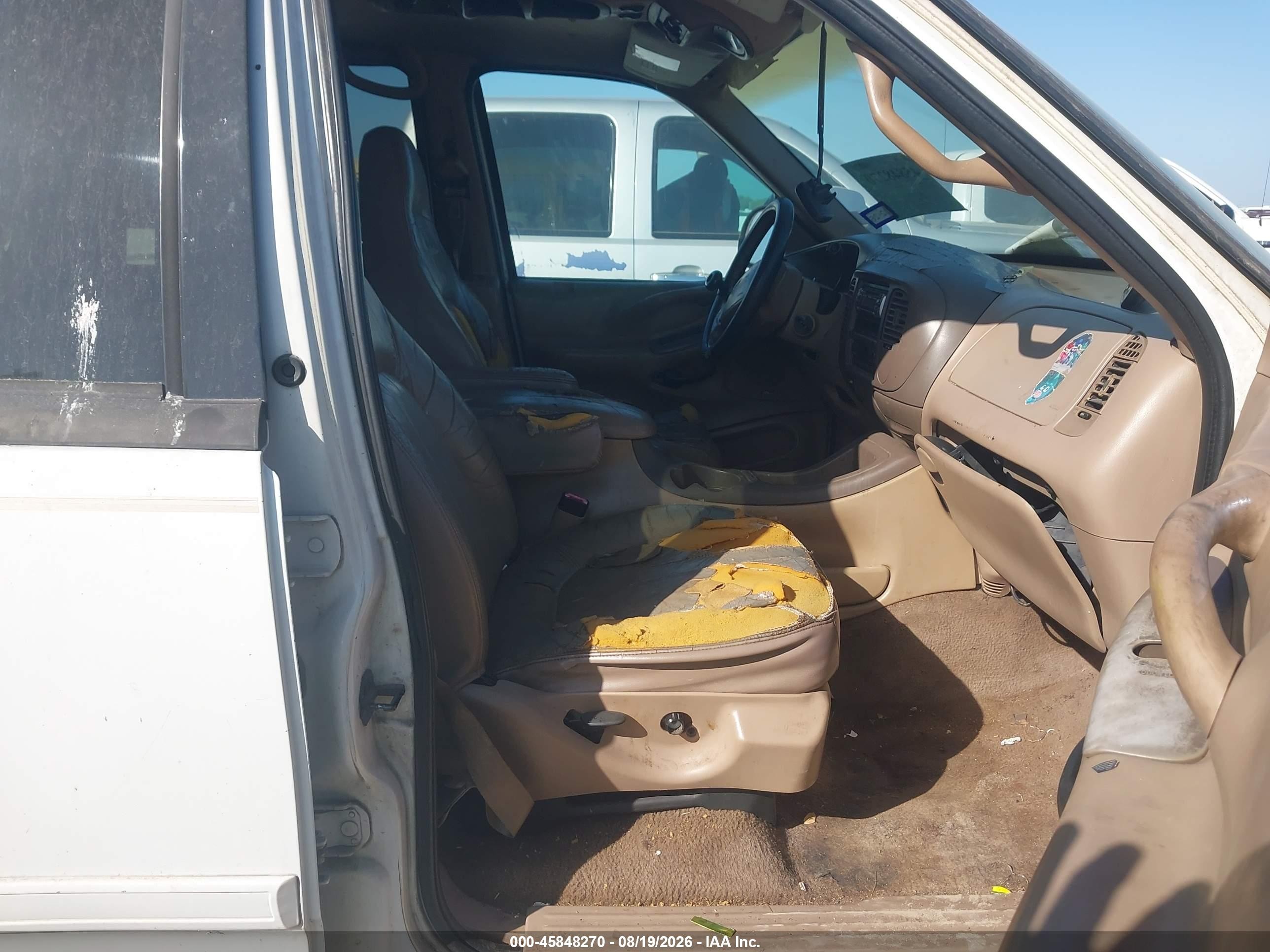 1999 Ford Expedition Eddie Bauer/xlt Белый vin: 1FMRU17L9XLB96719