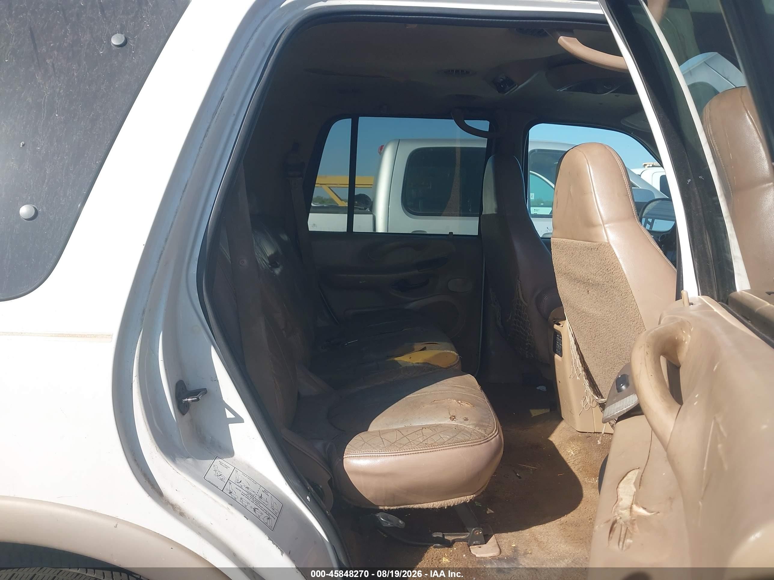 1999 Ford Expedition Eddie Bauer/xlt Белый vin: 1FMRU17L9XLB96719