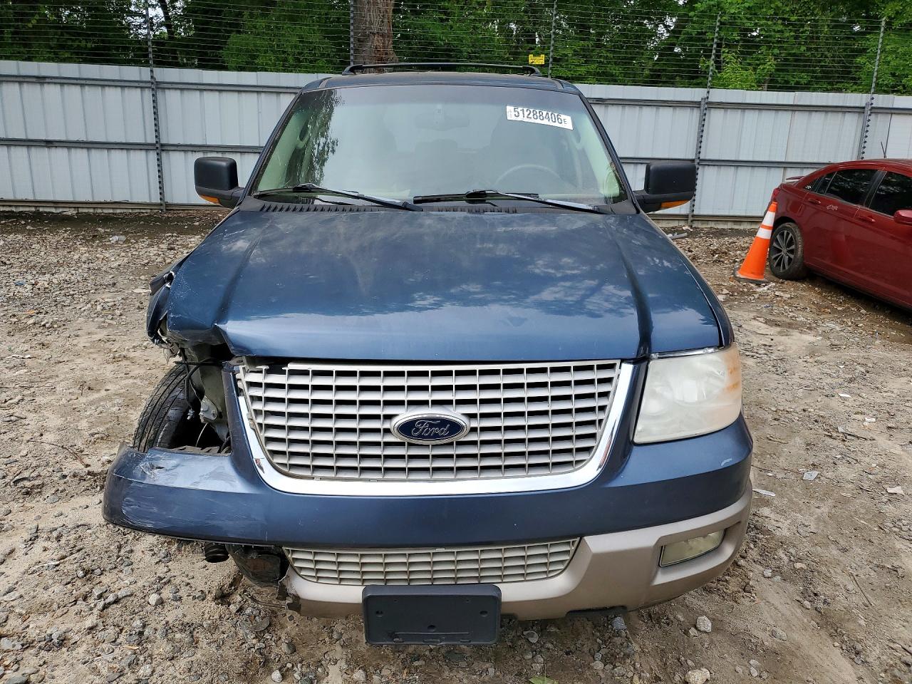 2003 Ford Expedition Eddie Bauer Blue vin: 1FMRU17W03LB94152