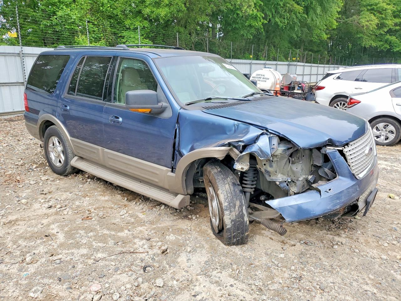 2003 Ford Expedition Eddie Bauer Blue vin: 1FMRU17W03LB94152