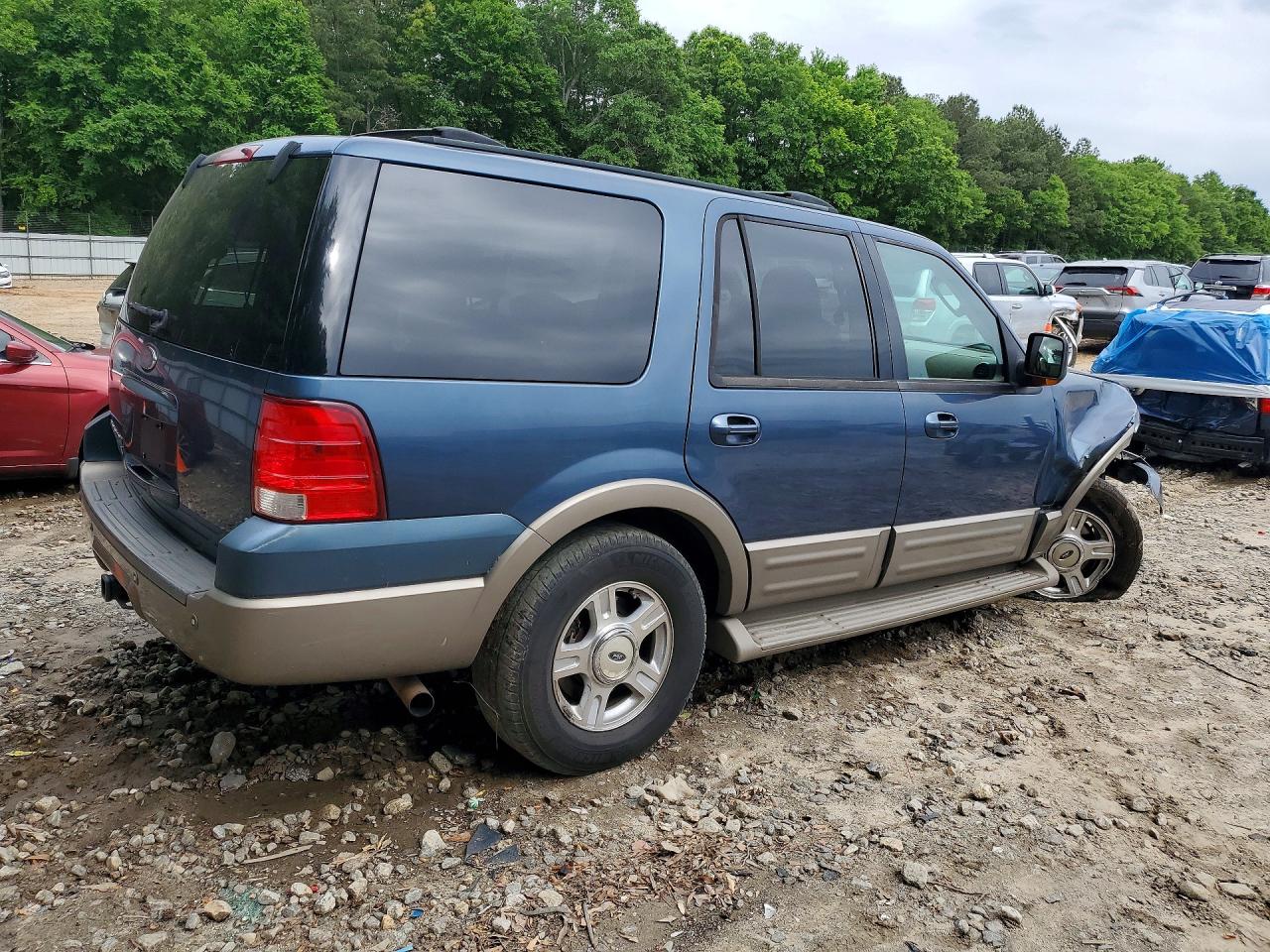 2003 Ford Expedition Eddie Bauer Blue vin: 1FMRU17W03LB94152