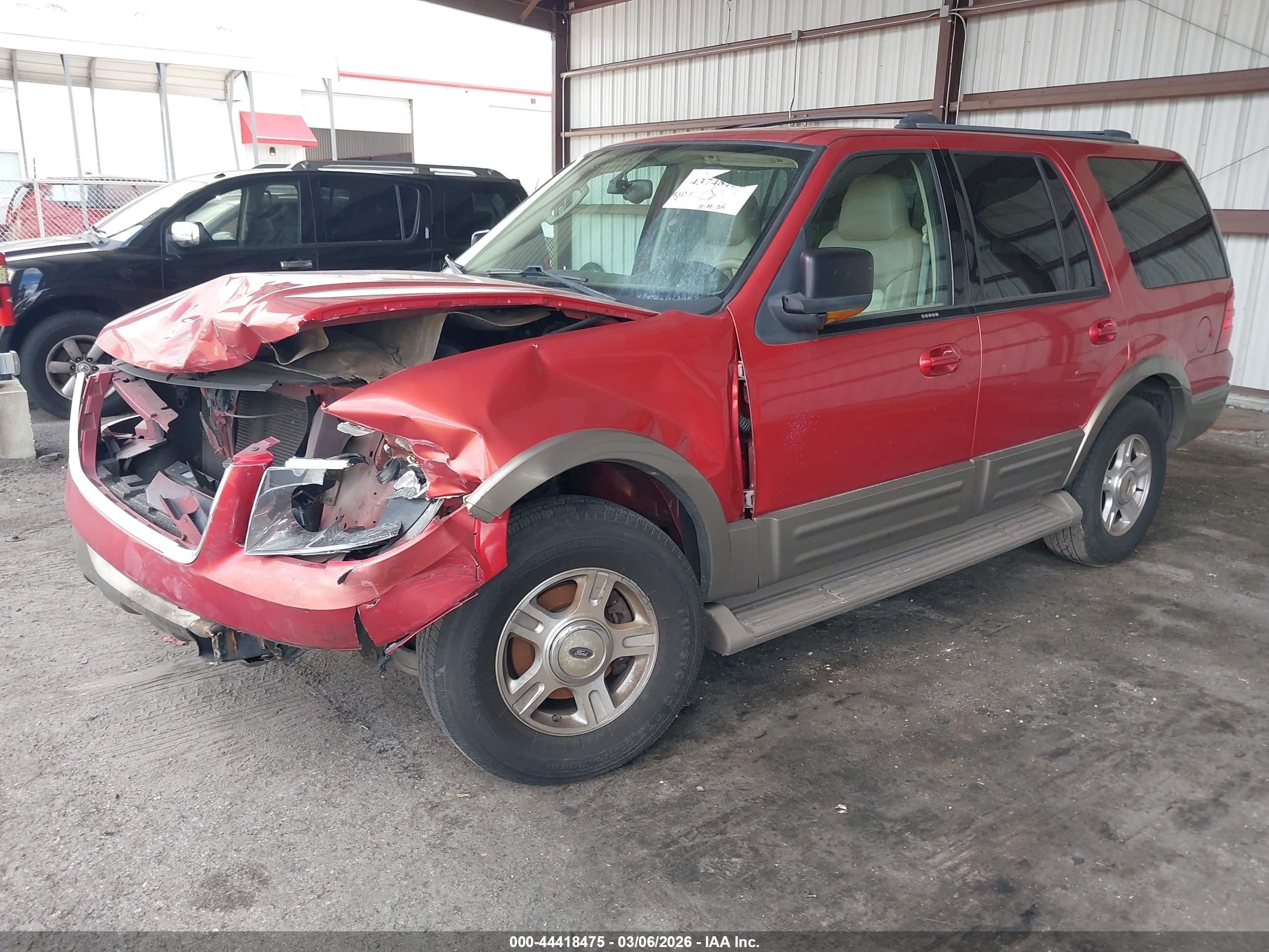 2003 Ford Expedition Eddie Bauer Red vin: 1FMRU17W03LB96807