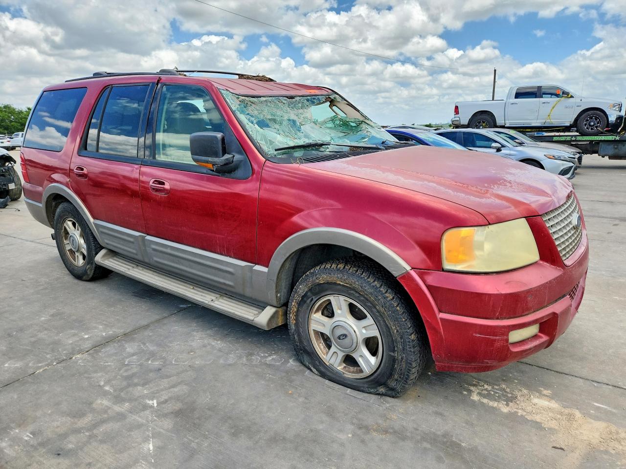 2004 Ford Expedition Eddie Bauer Red vin: 1FMRU17W14LA90920