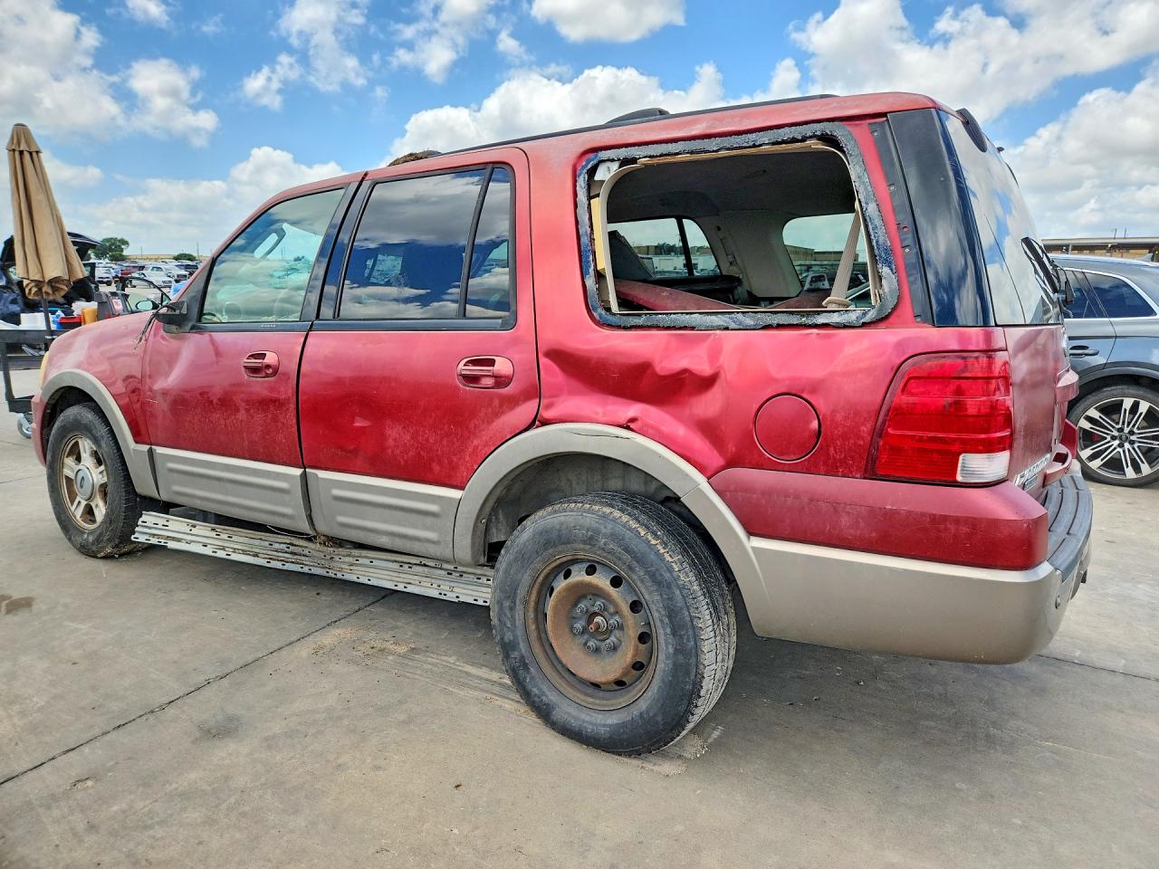 2004 Ford Expedition Eddie Bauer Red vin: 1FMRU17W14LA90920
