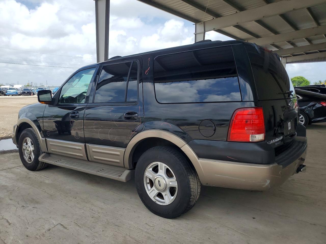 2003 Ford Expedition Eddie Bauer Black vin: 1FMRU17W23LC43433