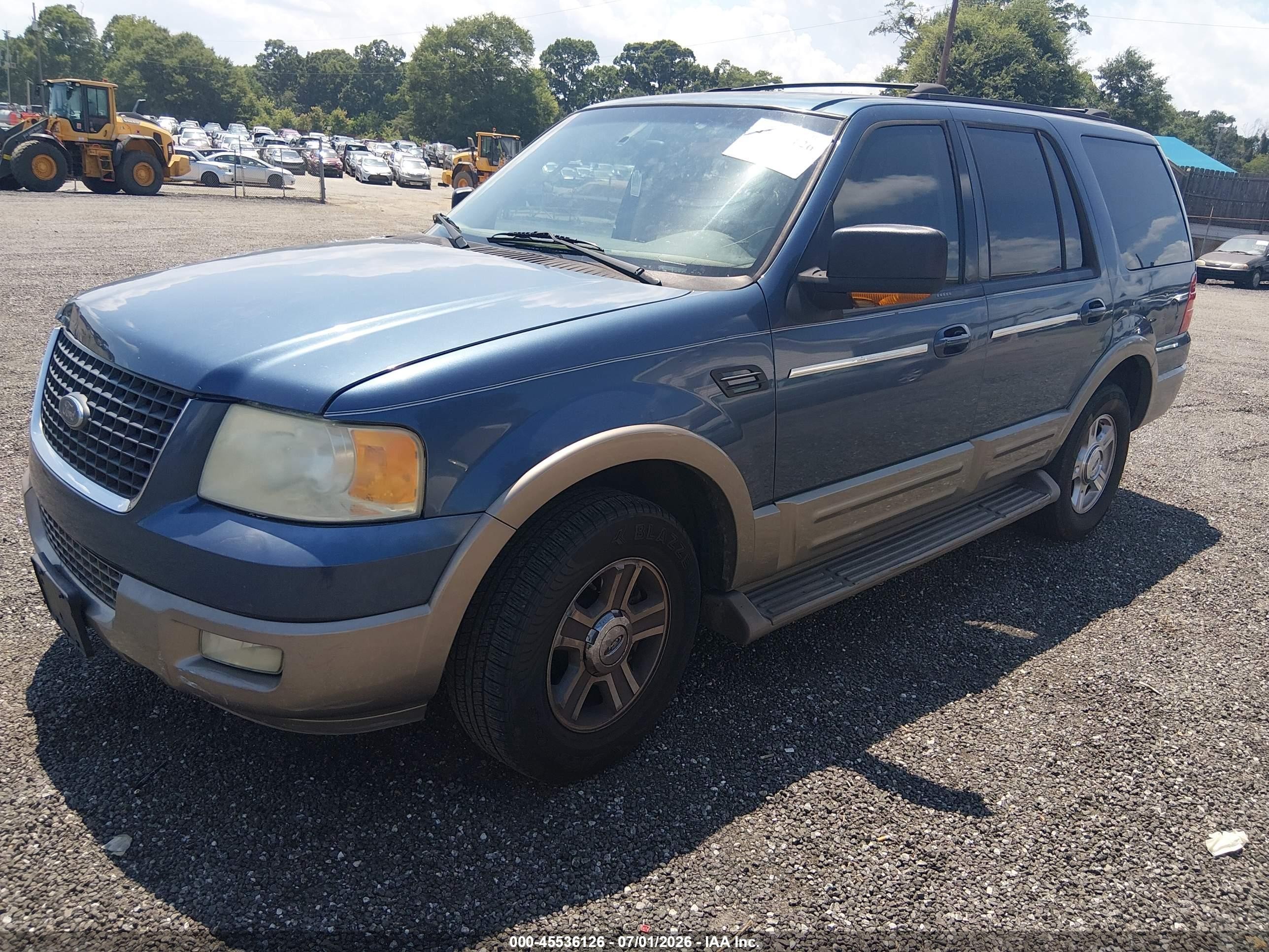2004 Ford Expedition Eddie Bauer Navy vin: 1FMRU17W24LA77335