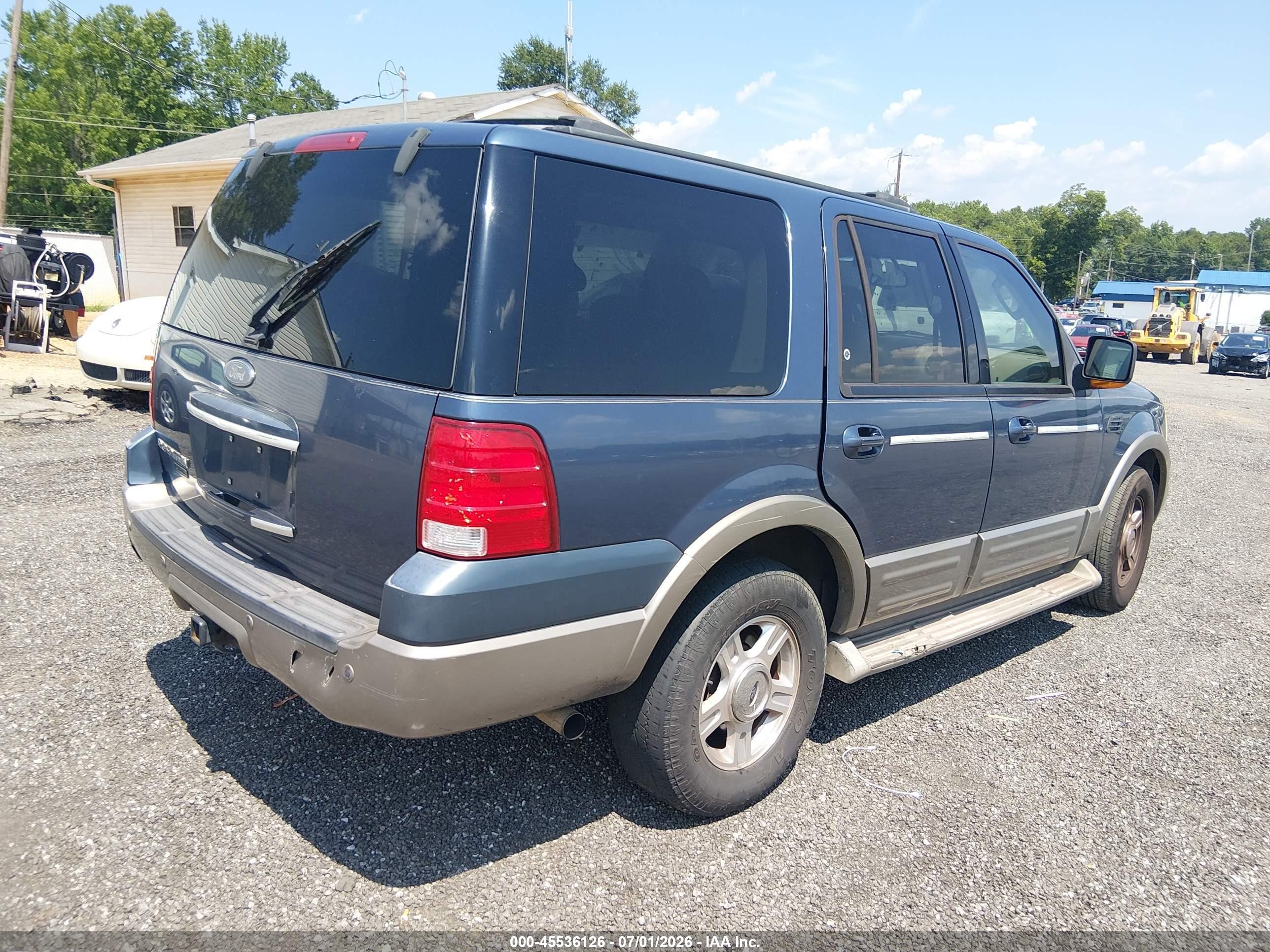 2004 Ford Expedition Eddie Bauer Navy vin: 1FMRU17W24LA77335