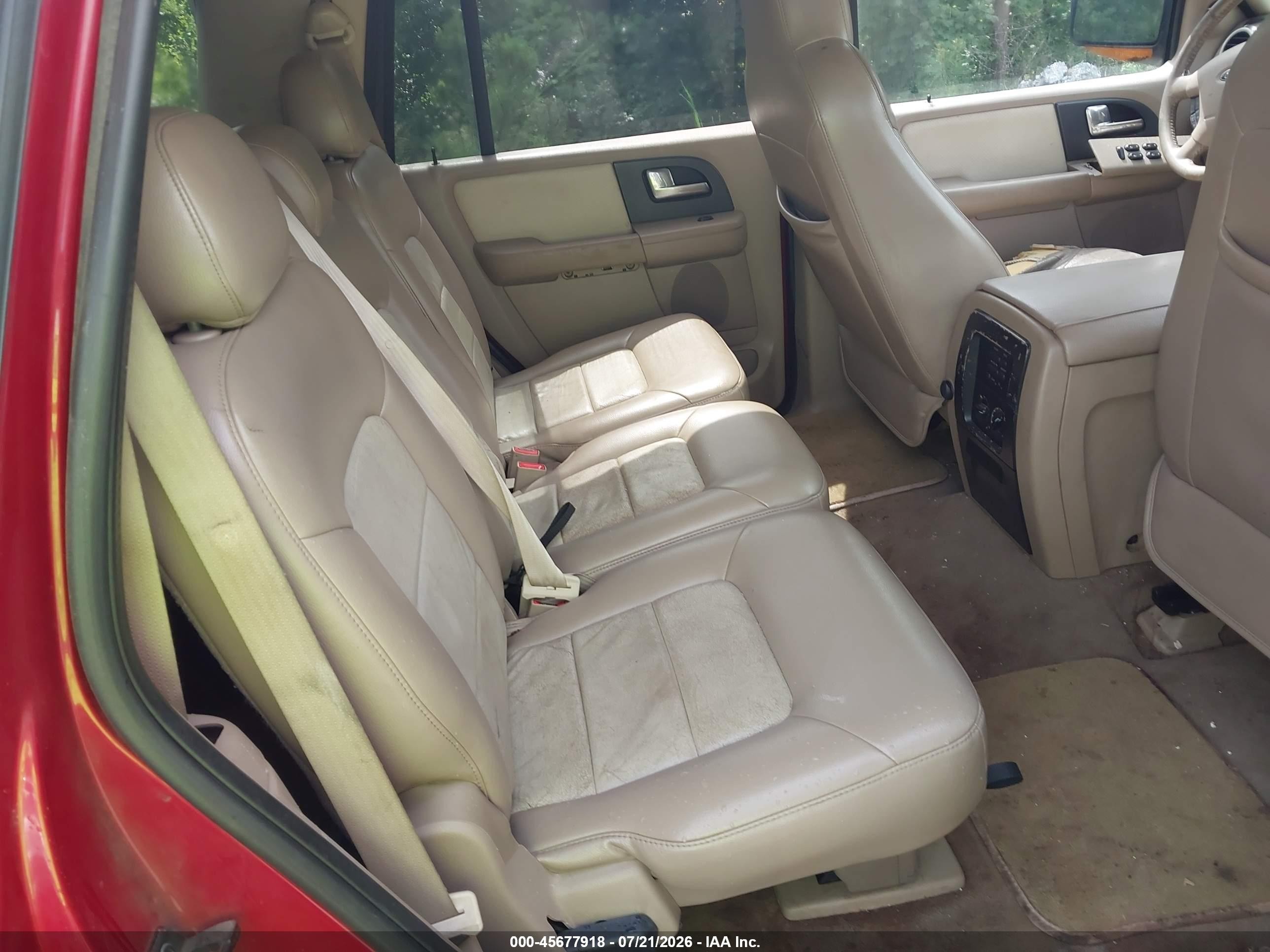 2004 Ford Expedition Eddie Bauer Red vin: 1FMRU17W24LB33094