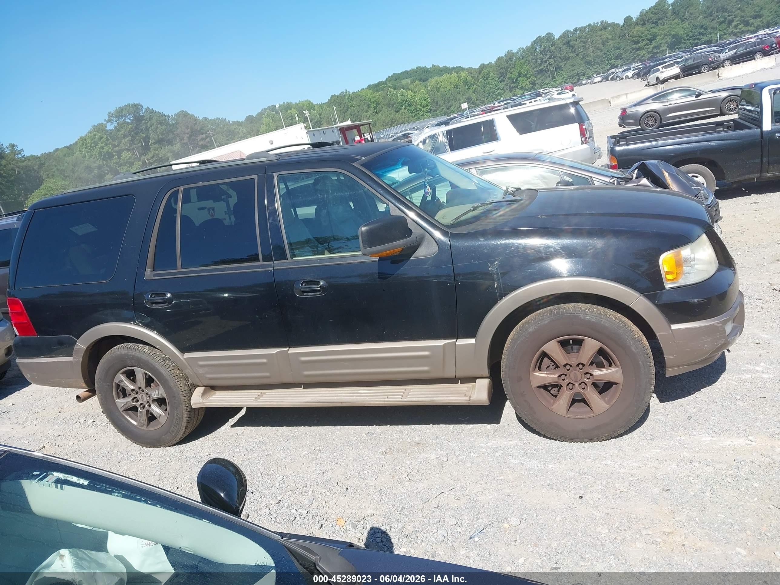 2004 Ford Expedition Eddie Bauer Black vin: 1FMRU17W34LB59168