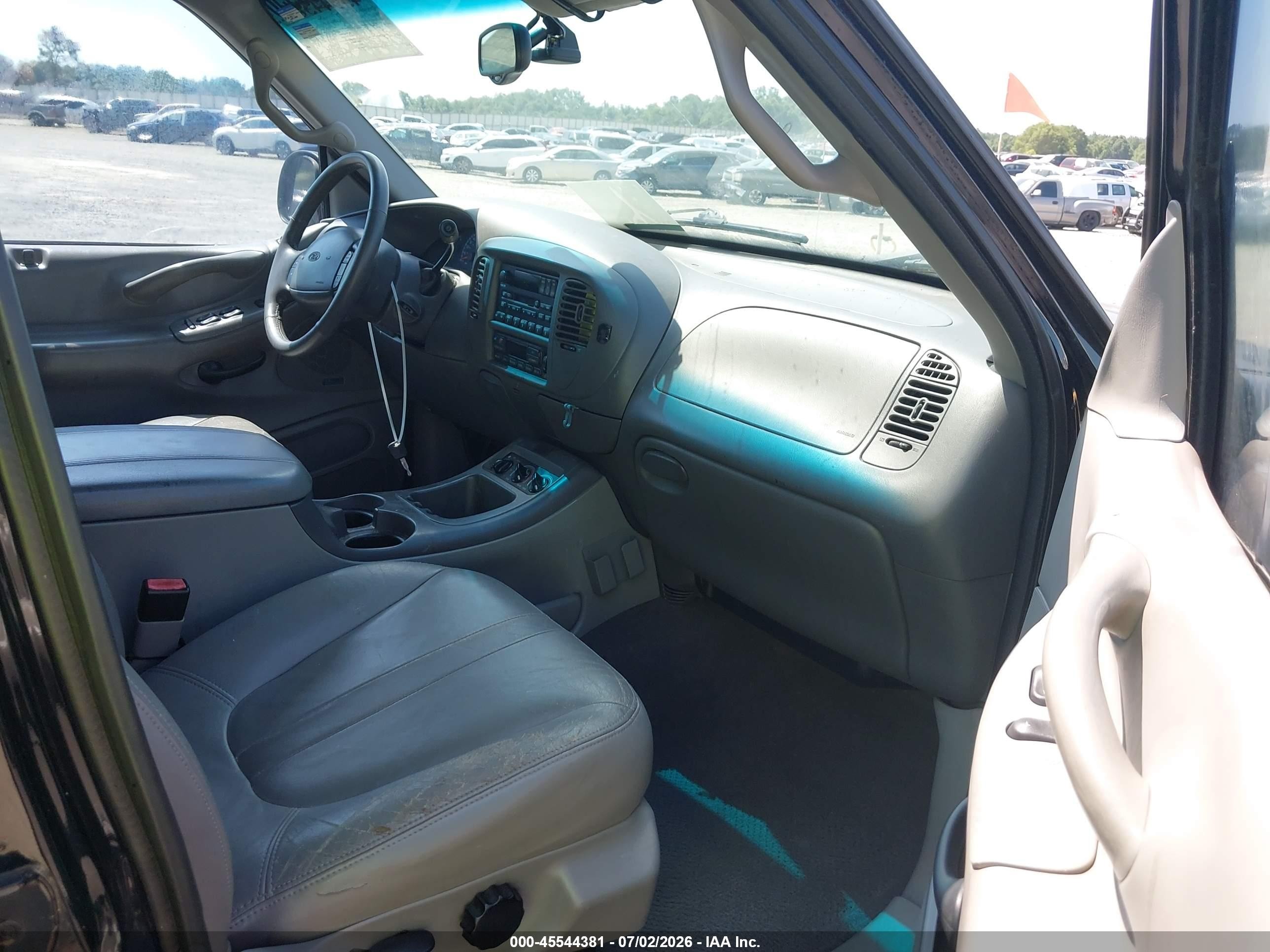 2002 Ford Expedition Eddie Bauer Черный vin: 1FMRU17W62LA83281