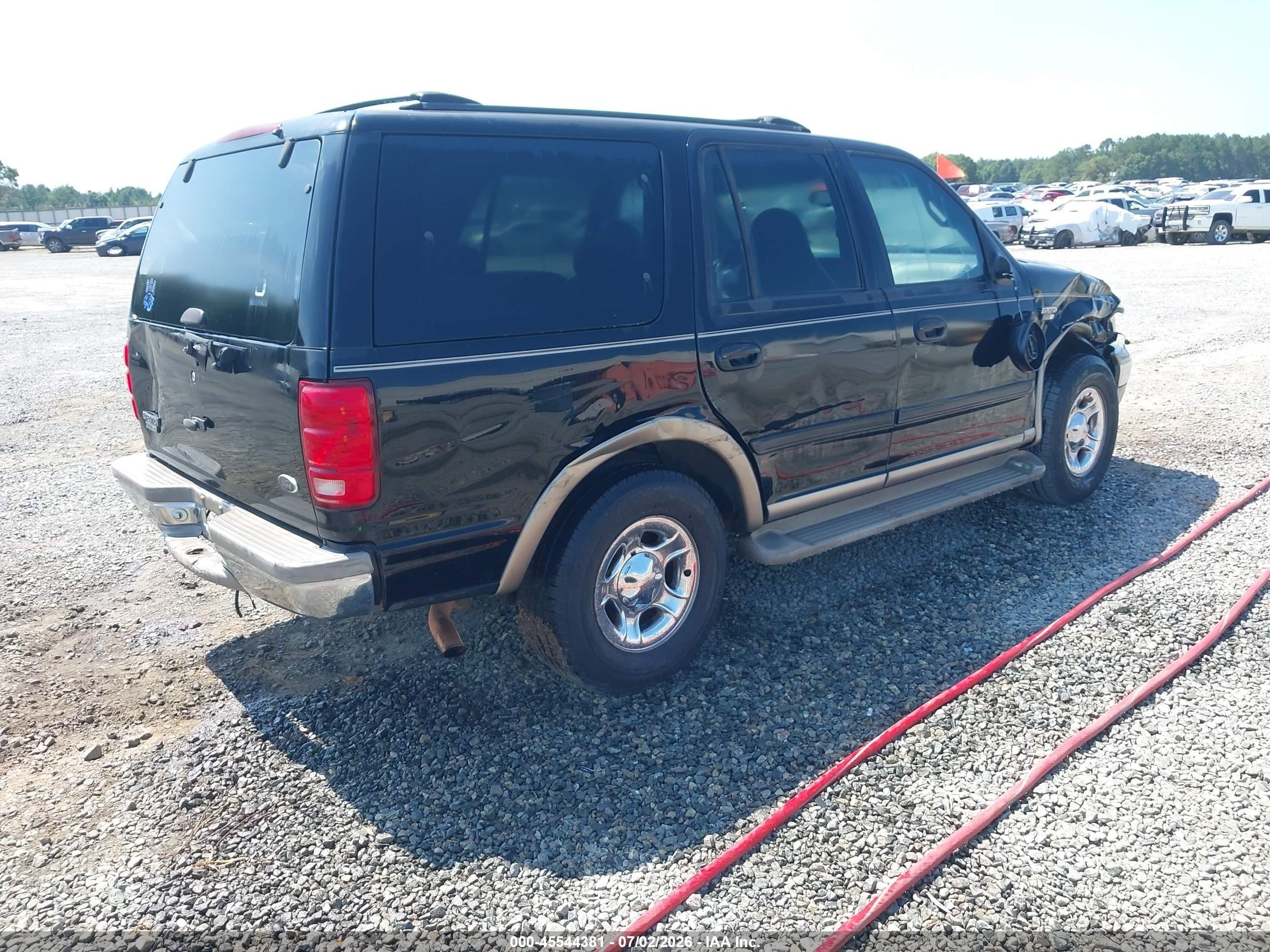 2002 Ford Expedition Eddie Bauer Черный vin: 1FMRU17W62LA83281