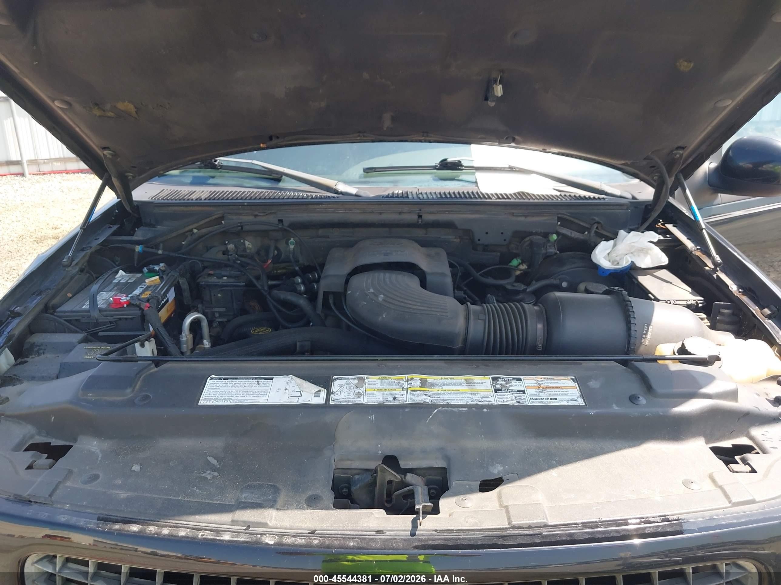 2002 Ford Expedition Eddie Bauer Черный vin: 1FMRU17W62LA83281