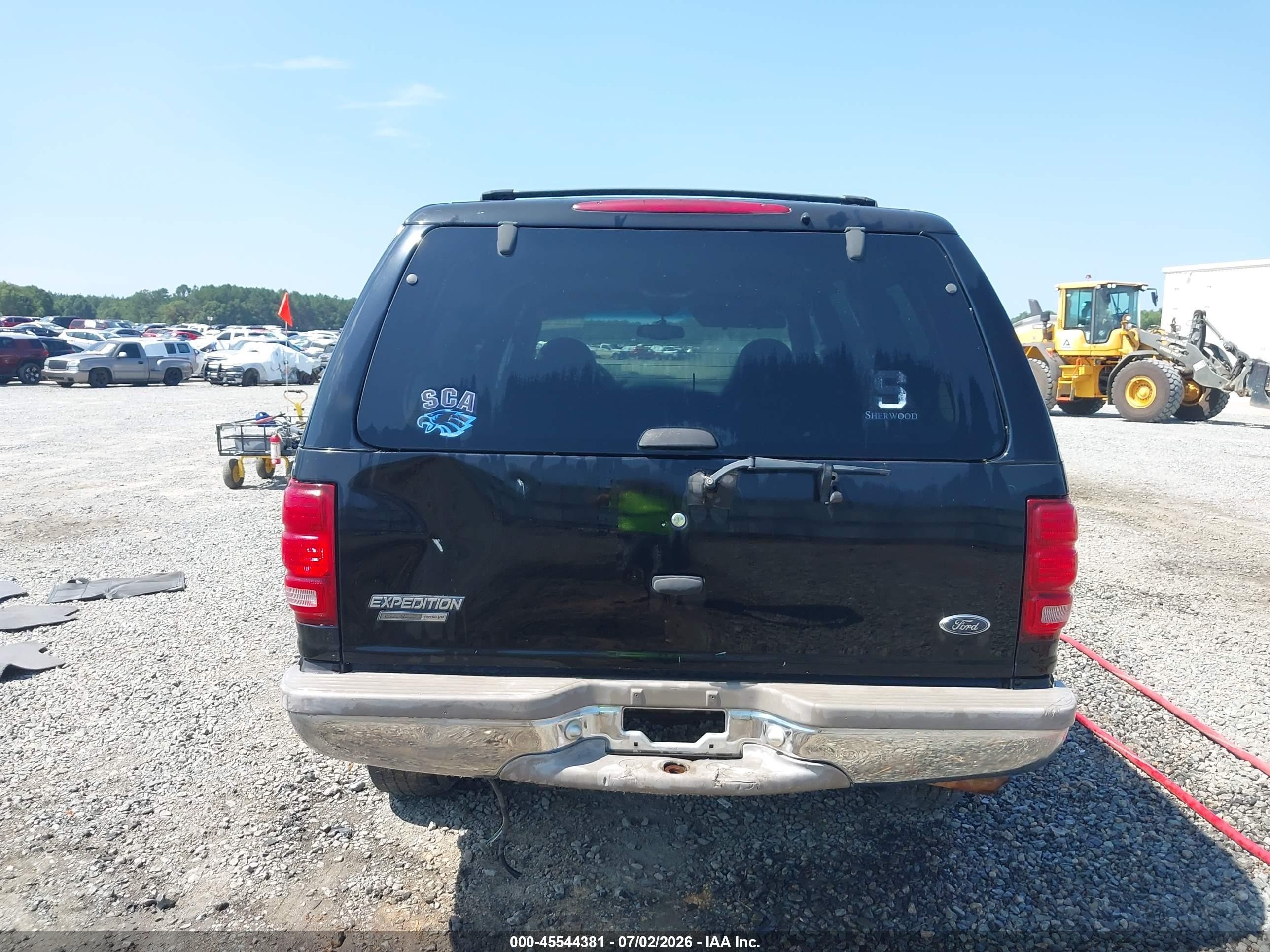 2002 Ford Expedition Eddie Bauer Черный vin: 1FMRU17W62LA83281