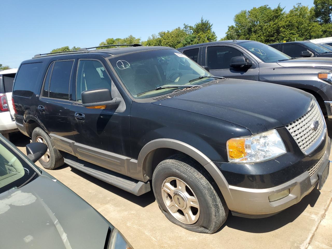 2003 Ford Expedition Eddie Bauer Black vin: 1FMRU17W63LA88840