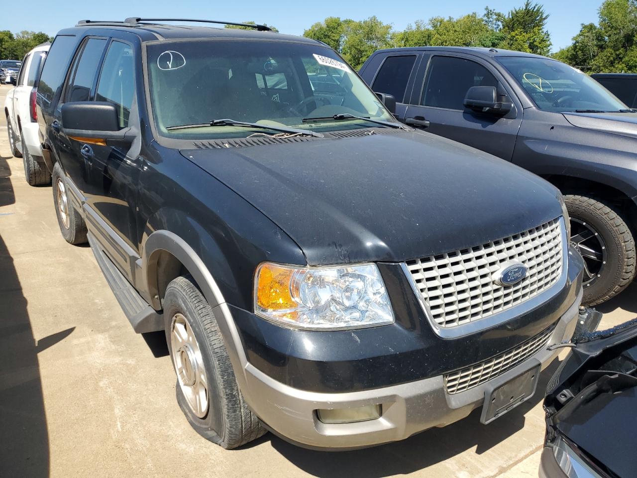 2003 Ford Expedition Eddie Bauer Black vin: 1FMRU17W63LA88840