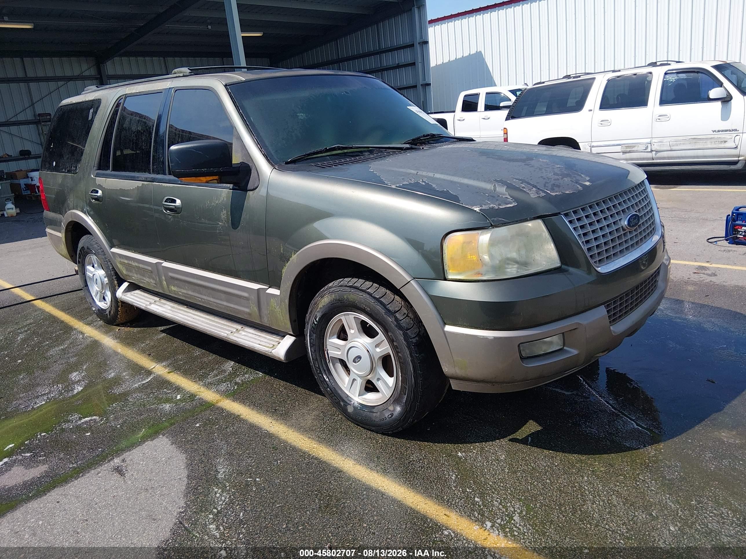 2004 Ford Expedition Eddie Bauer Green vin: 1FMRU17WX4LB31612