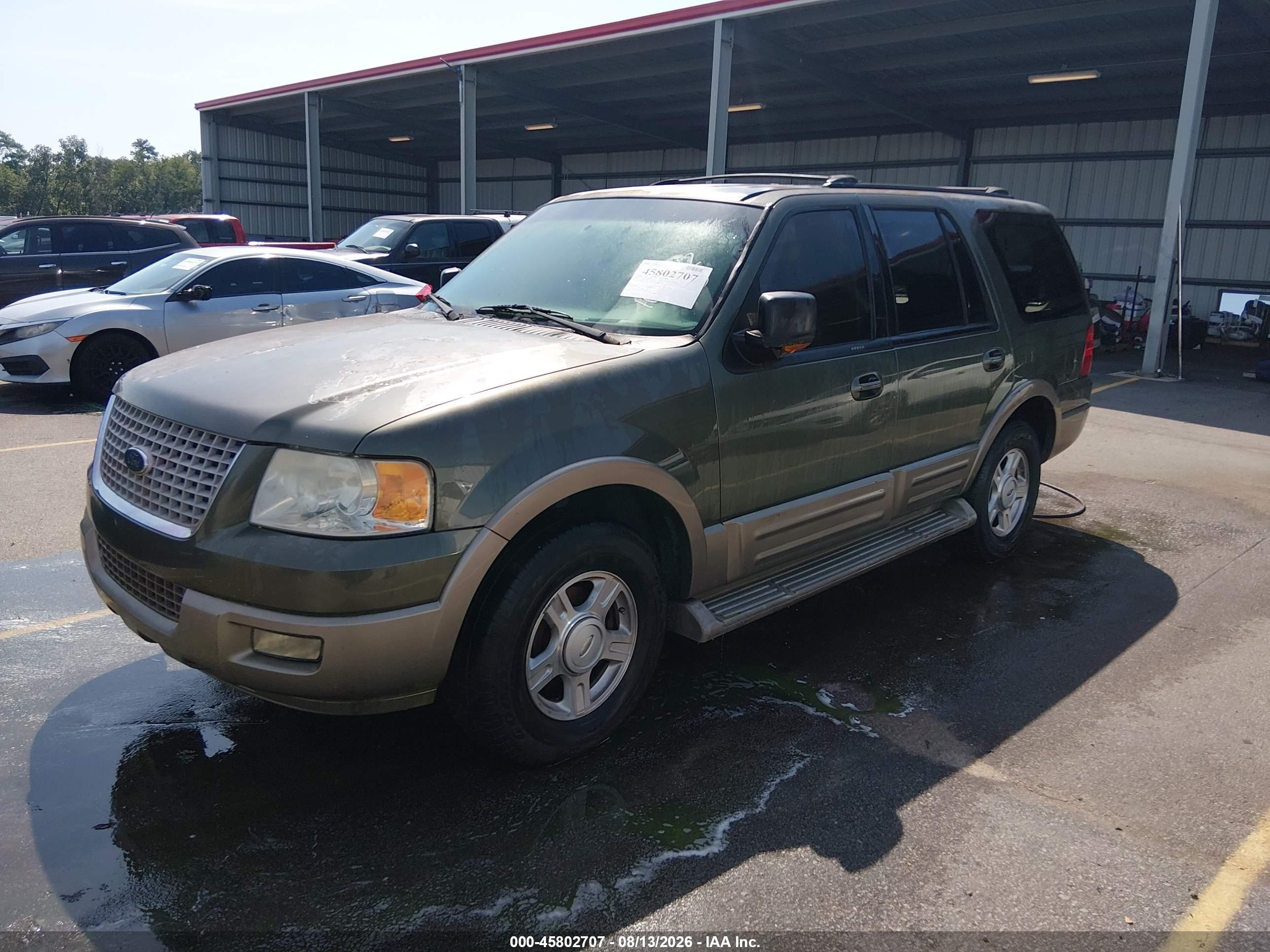 2004 Ford Expedition Eddie Bauer Green vin: 1FMRU17WX4LB31612